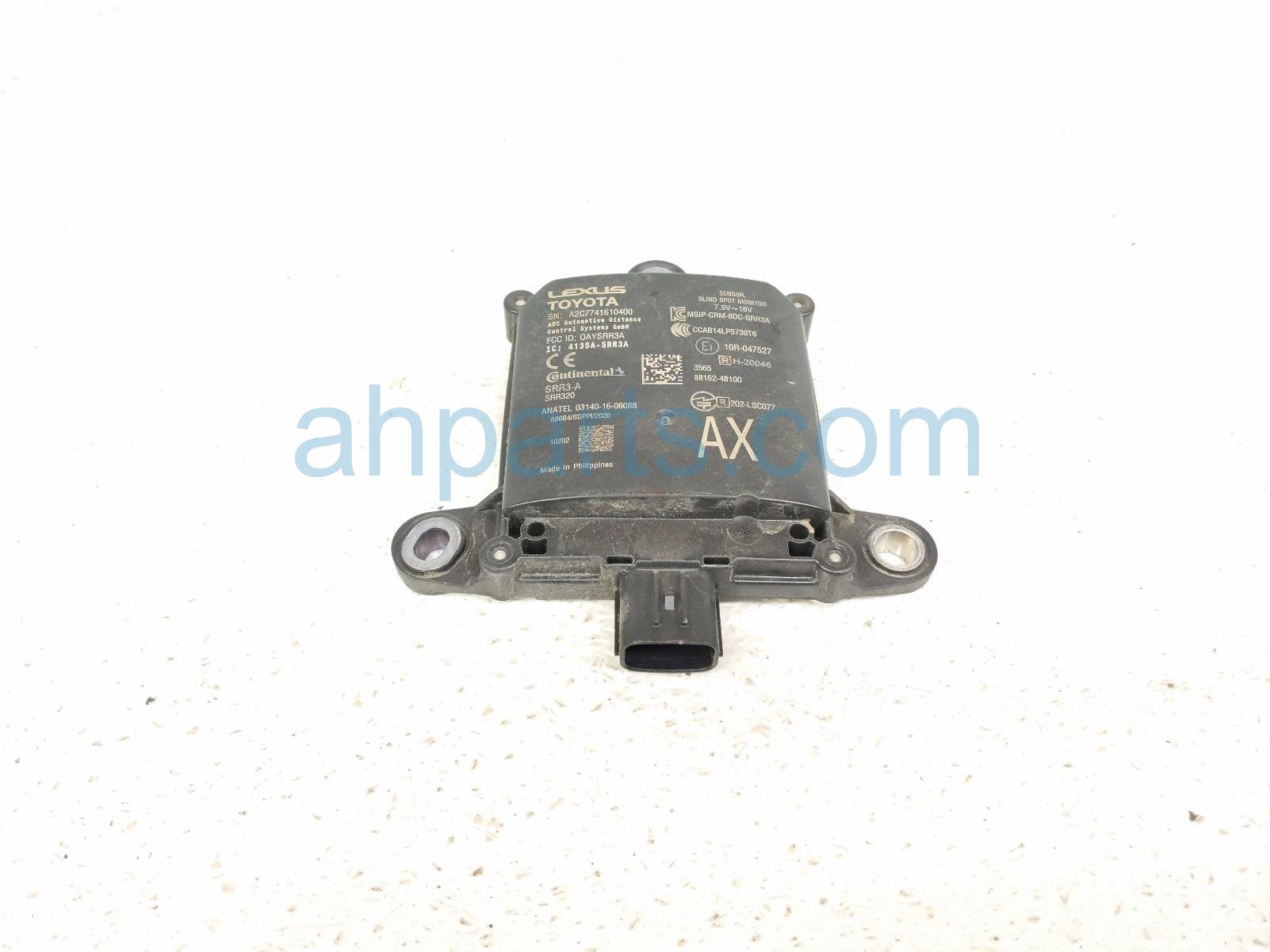 $150 Toyota RR/LH BLIND SPOT RADAR UNIT