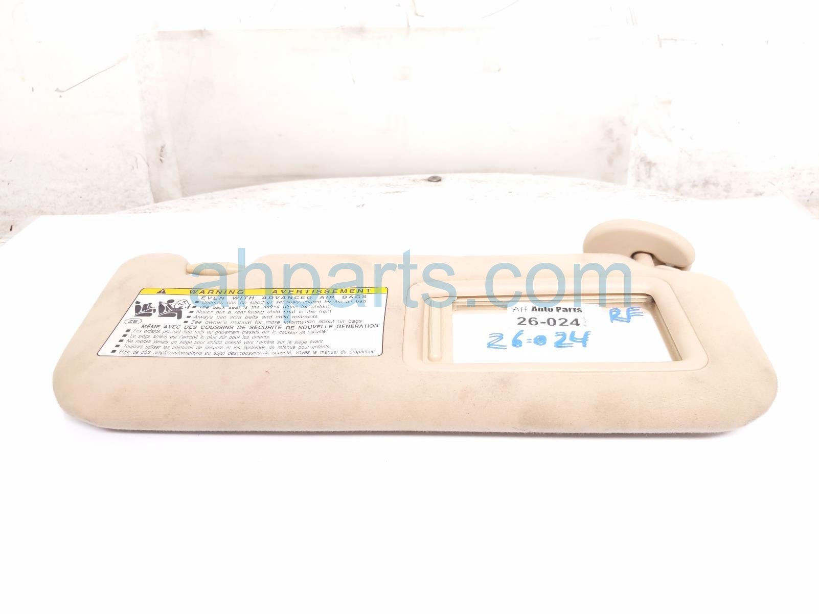 2014 Lexus Is 250 Passenger Sun Visor Tan 74310 53520 A1 Replacement 2014 Lexus Is 250 Passenger Sun Visor Tan 74310 53520 A1 Replacement thumbnail