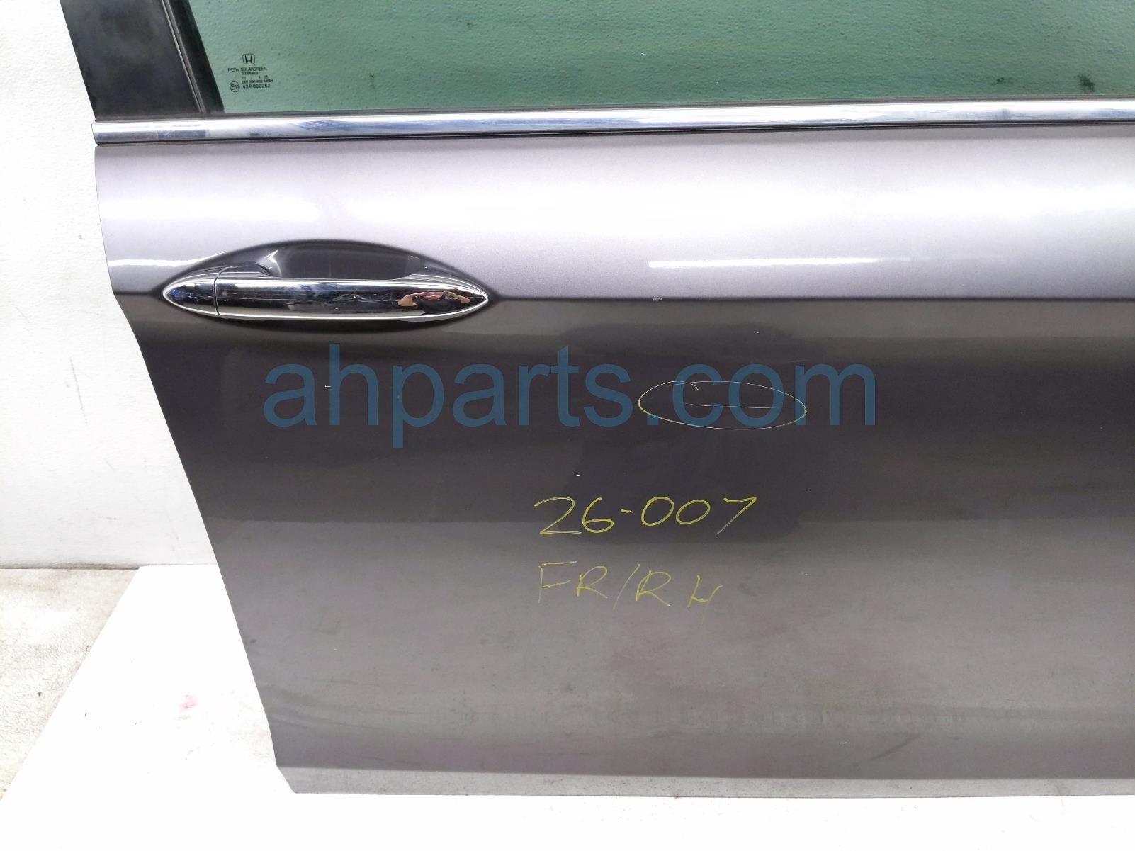 2014 Honda Accord Front Passenger Door Grey No Mirror/trim 67010 T2A A90ZZ Replacement 2014 Honda Accord Front Passenger Door Grey No Mirror/trim 67010 T2A A90ZZ Replacement thumbnail