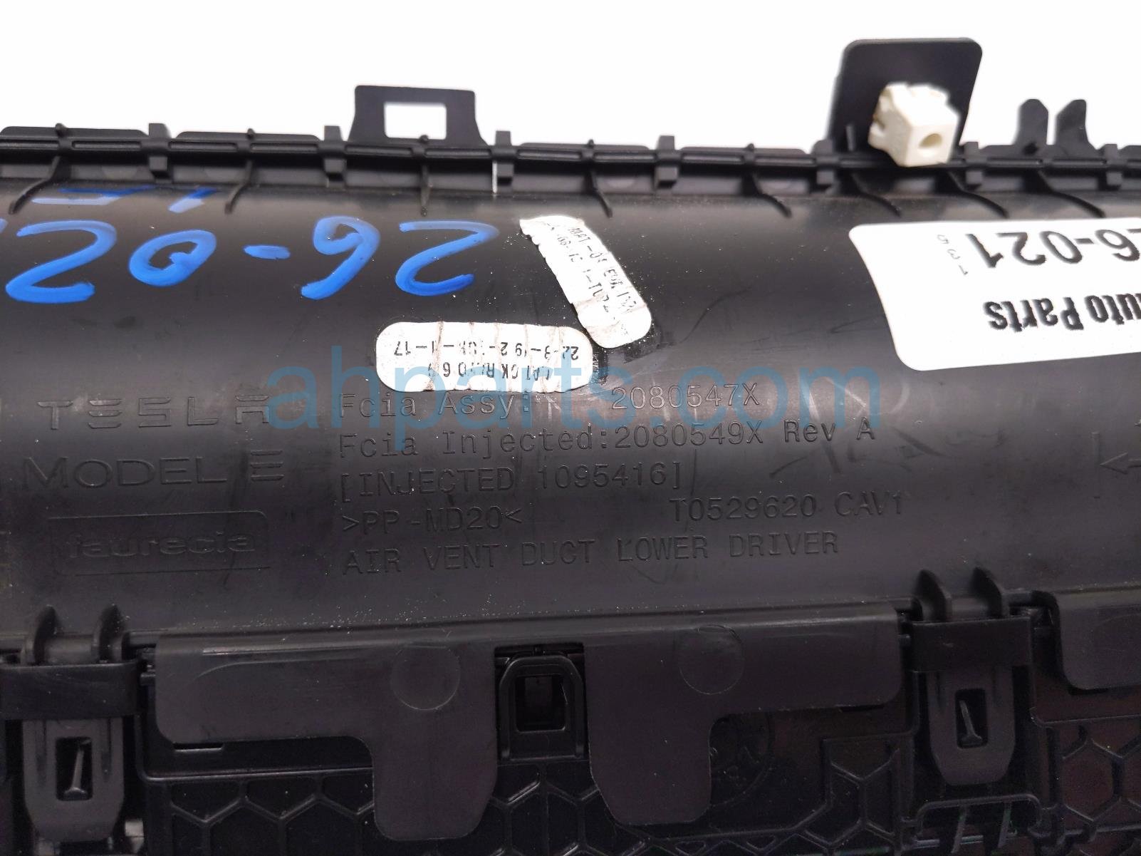 2019 Tesla Tesla 3 Driver Dash Air Vent Duct Assy Blk 1083320 00 F Replacement 2019 Tesla Tesla 3 Driver Dash Air Vent Duct Assy Blk 1083320 00 F Replacement thumbnail