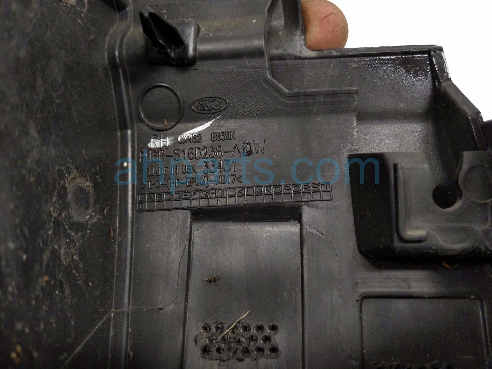 2023 Ford Escape Front Passenger Fender Flare Molding Black PJ6P S16D238 AD Replacement 2023 Ford Escape Front Passenger Fender Flare Molding Black PJ6P S16D238 AD Replacement thumbnail