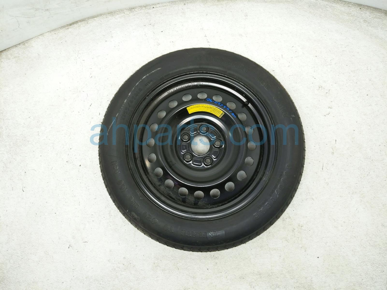 Honda T155/85D18 SPARE DONUT WHEEL + TIRE