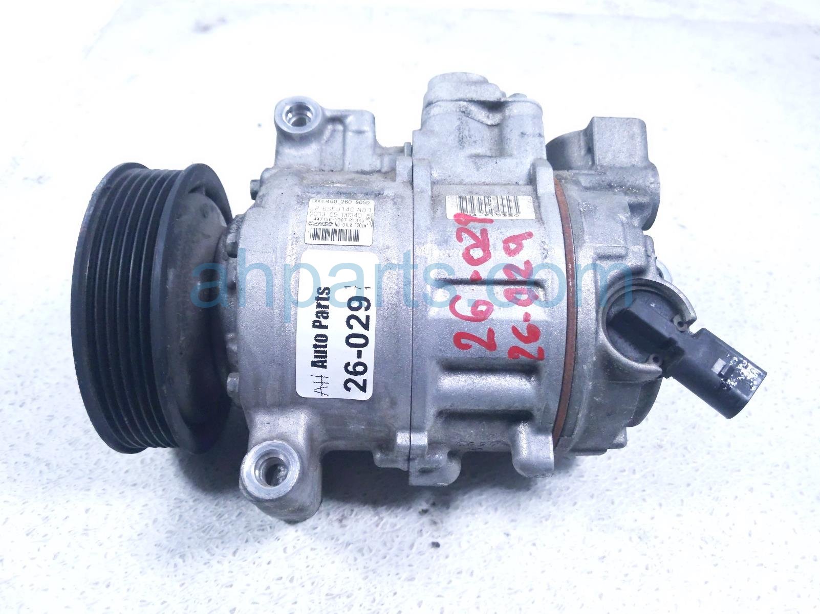 2014 Audi A6 Audi Air + Clutch Ac Pump / Compressor 4G0 260 805 D Replacement 2014 Audi A6 Audi Air + Clutch Ac Pump / Compressor 4G0 260 805 D Replacement thumbnail