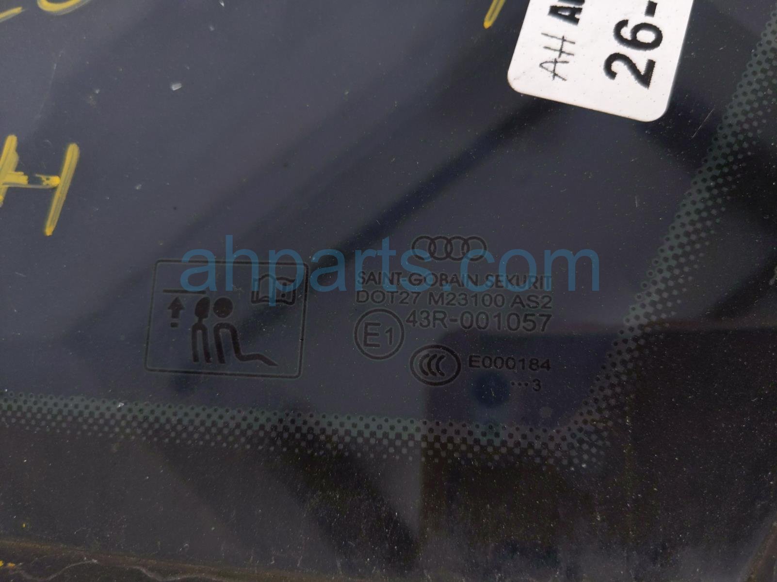 2014 Audi A6 Audi Passenger Quarter Window Glass 4G5 845 300 F NVB Replacement 2014 Audi A6 Audi Passenger Quarter Window Glass 4G5 845 300 F NVB Replacement thumbnail