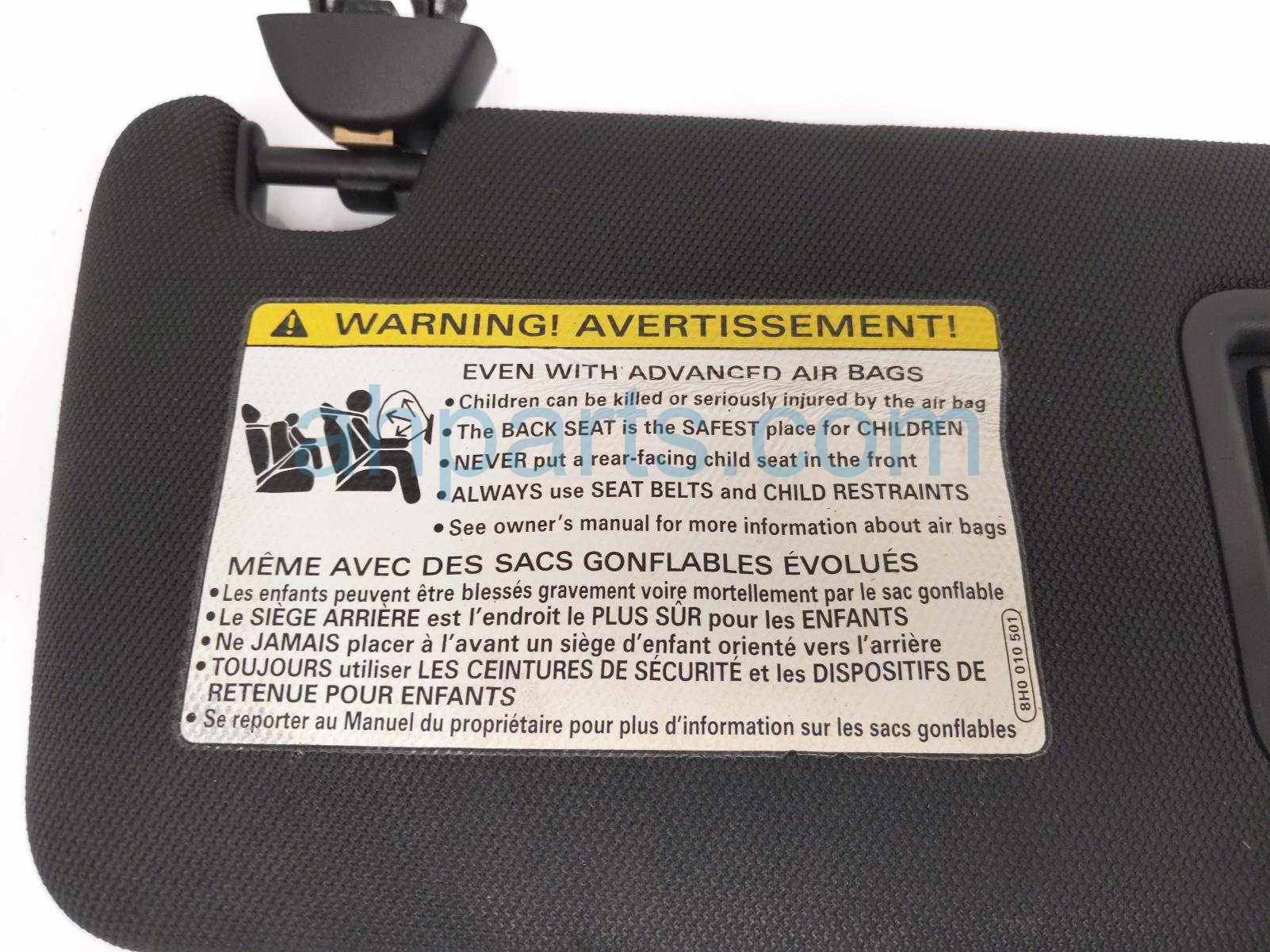 2014 Audi A6 Audi Passenger Sun Visor Black 4G0 857 552 A JY1 Replacement 2014 Audi A6 Audi Passenger Sun Visor Black 4G0 857 552 A JY1 Replacement thumbnail
