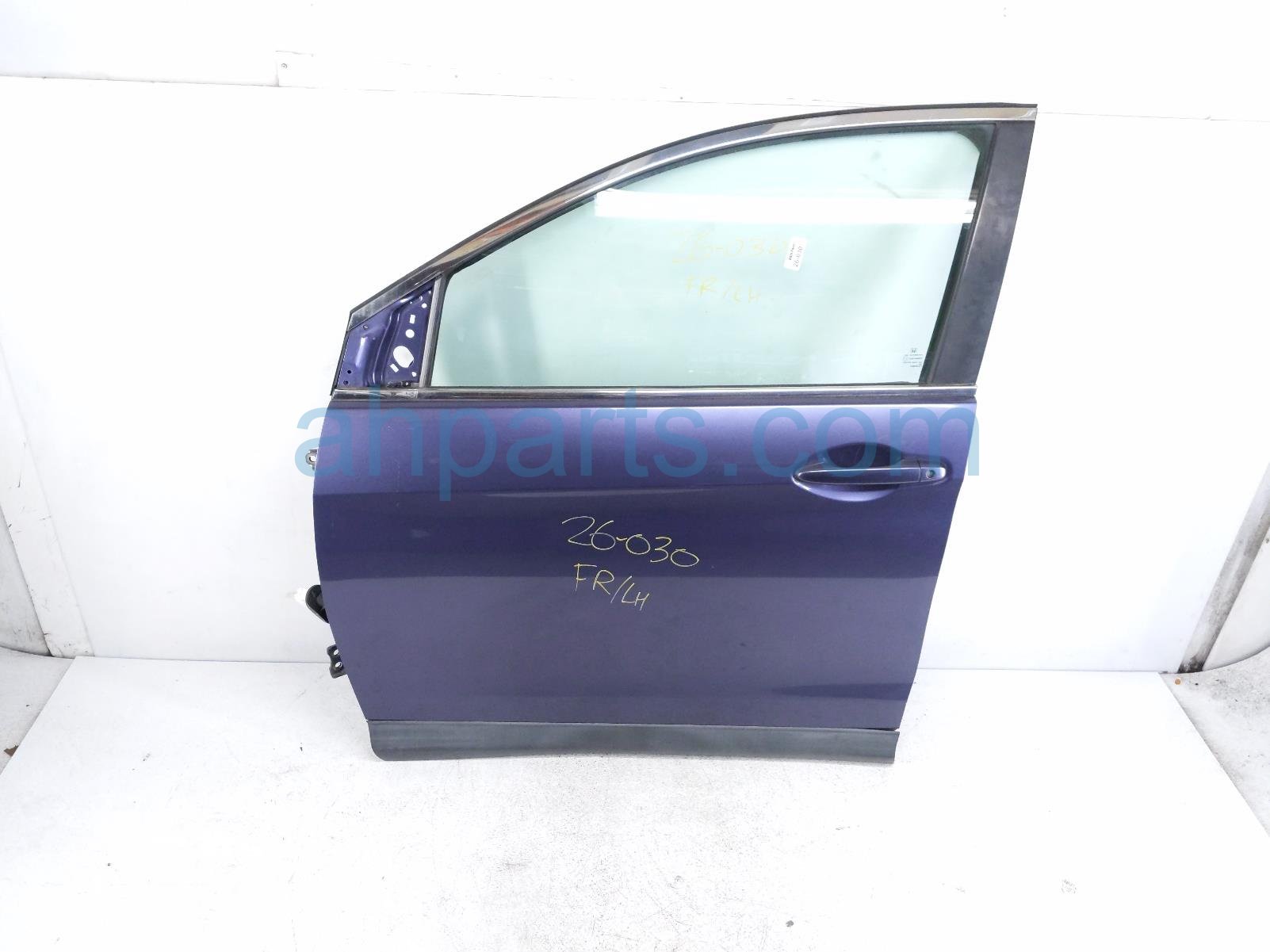 Honda FR/LH DOOR - BLUE - NO MIRROR/TRIM Honda FR/LH DOOR - BLUE - NO MIRROR/TRIM