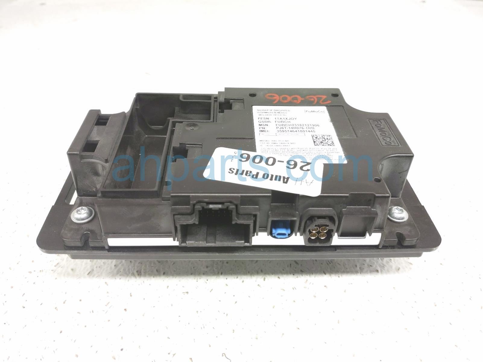 2023 Ford Escape Telematics Control Unit 1.5l Fwd PJ6T 14H076 TRB Replacement 2023 Ford Escape Telematics Control Unit 1.5l Fwd PJ6T 14H076 TRB Replacement thumbnail