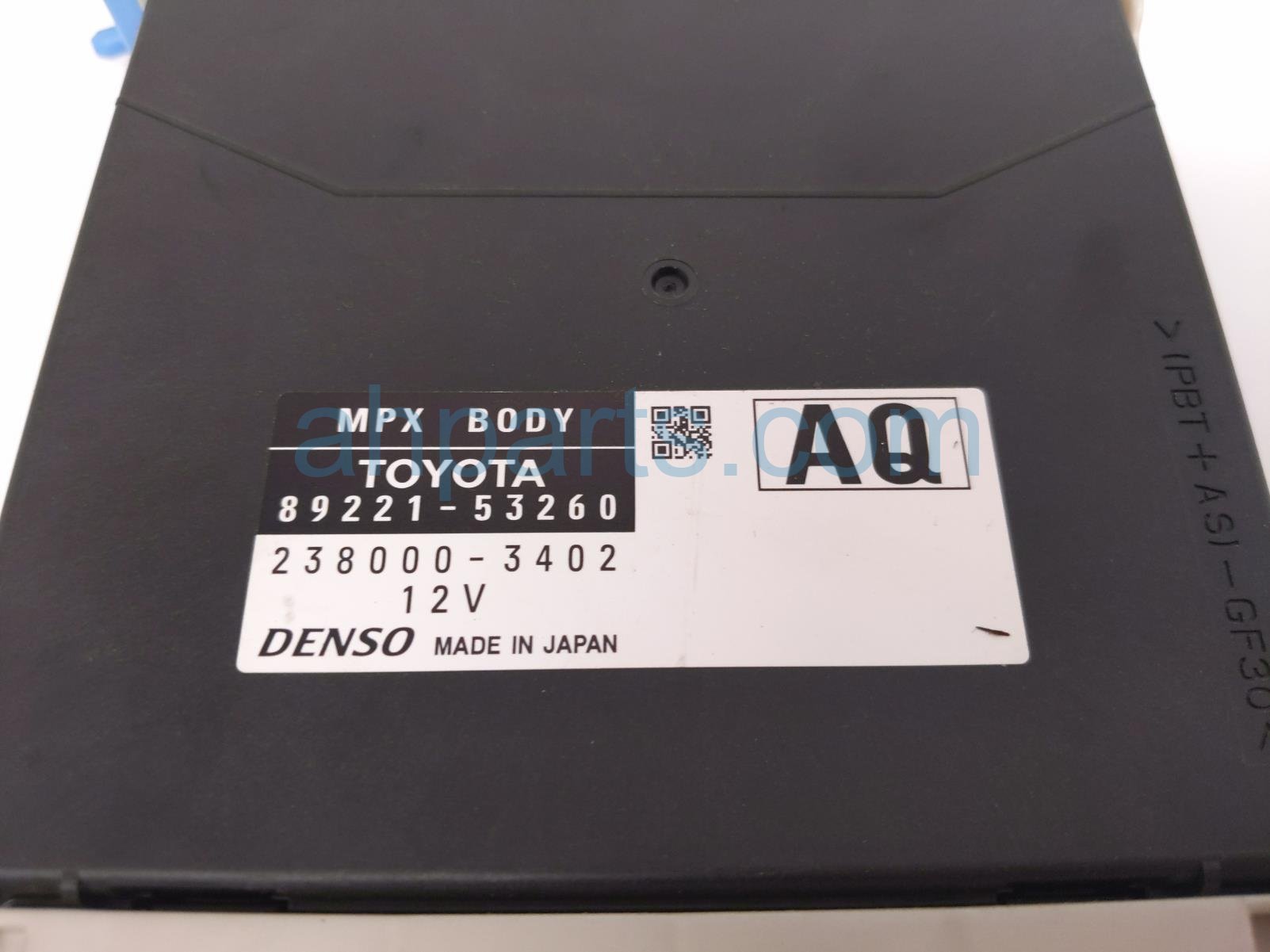 2014 Lexus Is 250 Multiplex Control Unit 89221 53260 Replacement 2014 Lexus Is 250 Multiplex Control Unit 89221 53260 Replacement thumbnail