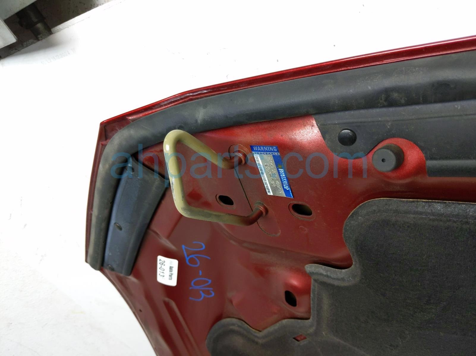 2017 Ford Fusion Hood Red DS7Z 16612 B Replacement 2017 Ford Fusion Hood Red DS7Z 16612 B Replacement thumbnail