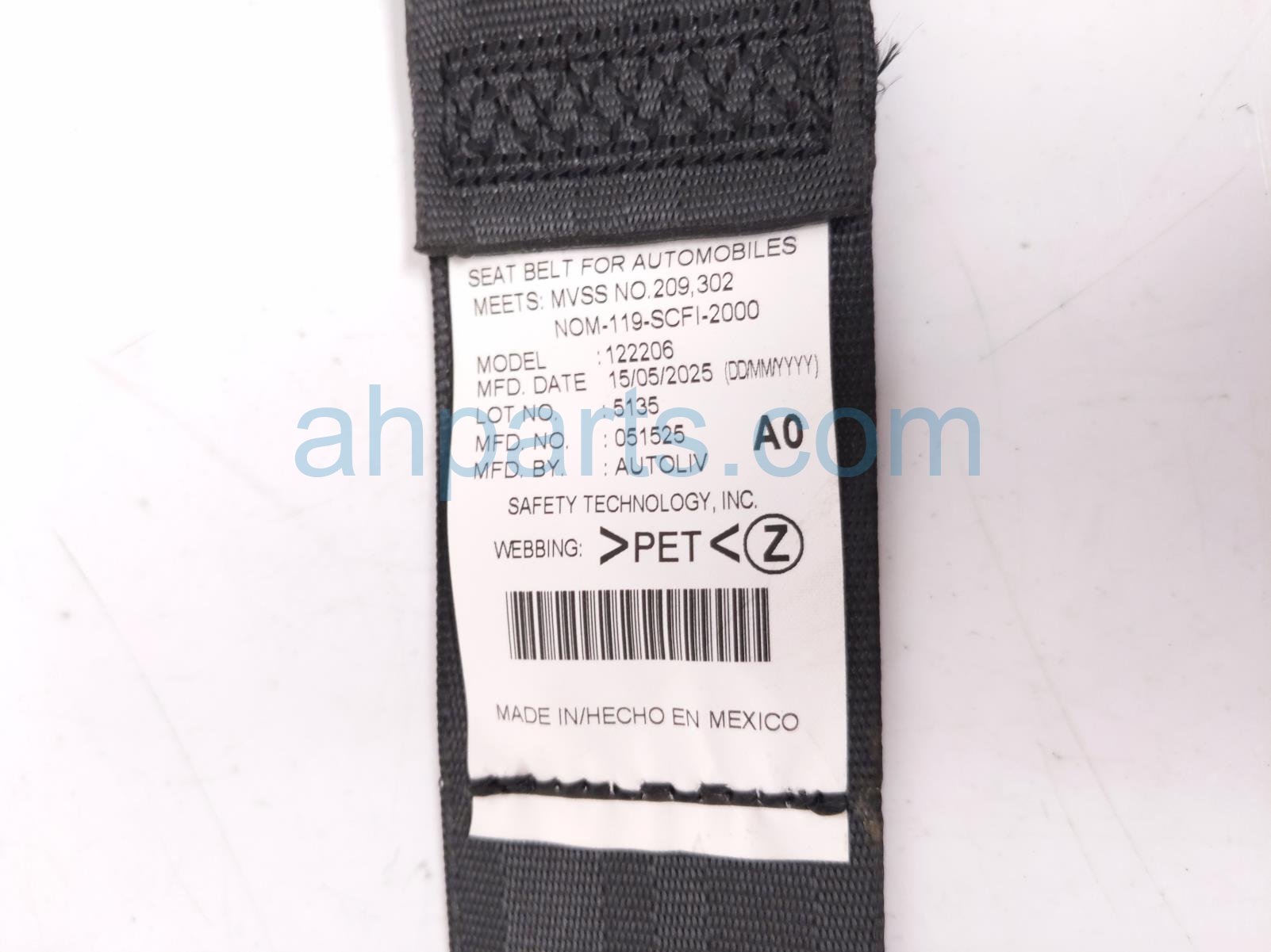 2025 Honda Pilot Rear Seat 3rd Row Passenger Belt Retractor Black 04824 T90 A00ZA Replacement 2025 Honda Pilot Rear Seat 3rd Row Passenger Belt Retractor Black 04824 T90 A00ZA Replacement thumbnail