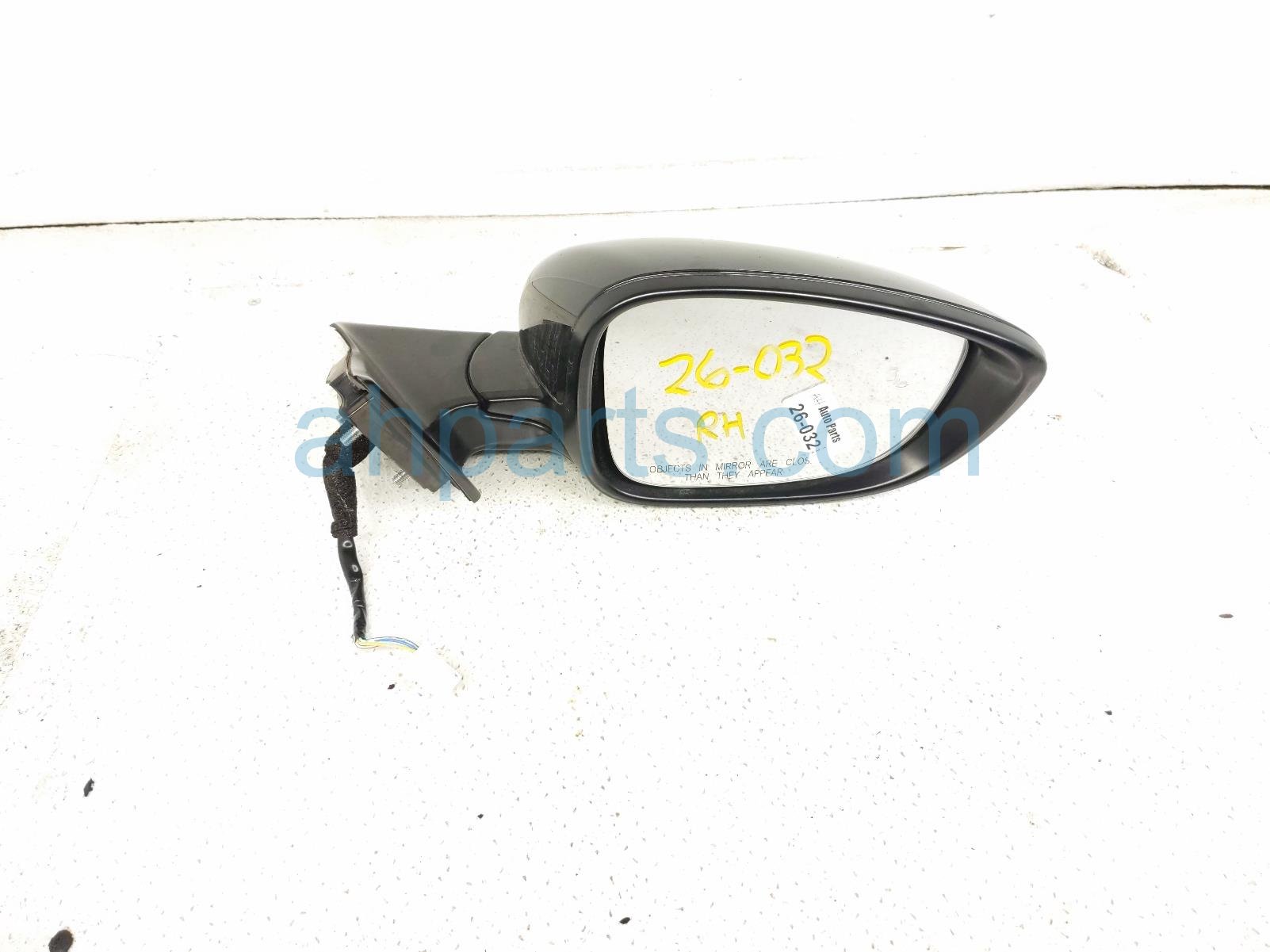 Honda RH SIDE VIEW MIRROR - BLACK
