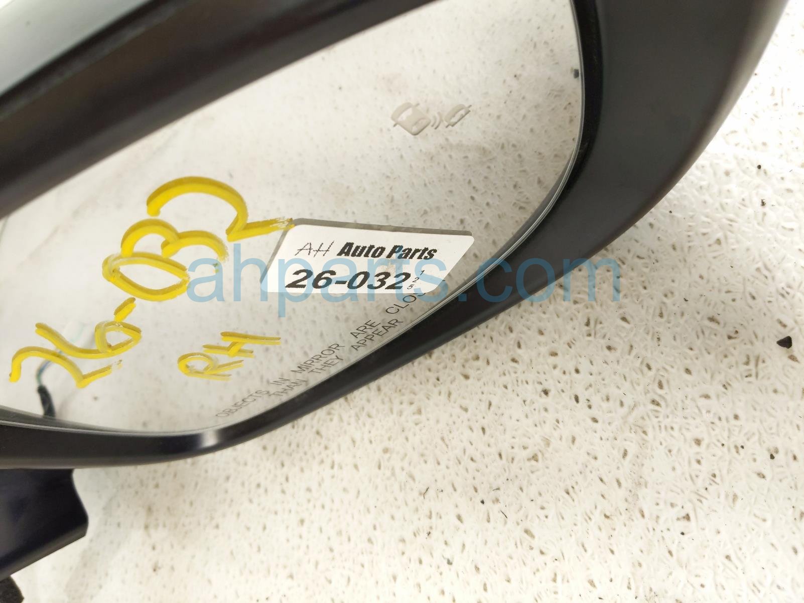 2024 Honda Accord Rear Passenger Side View Mirror Black 76208 30B A01 Replacement 2024 Honda Accord Rear Passenger Side View Mirror Black 76208 30B A01 Replacement thumbnail