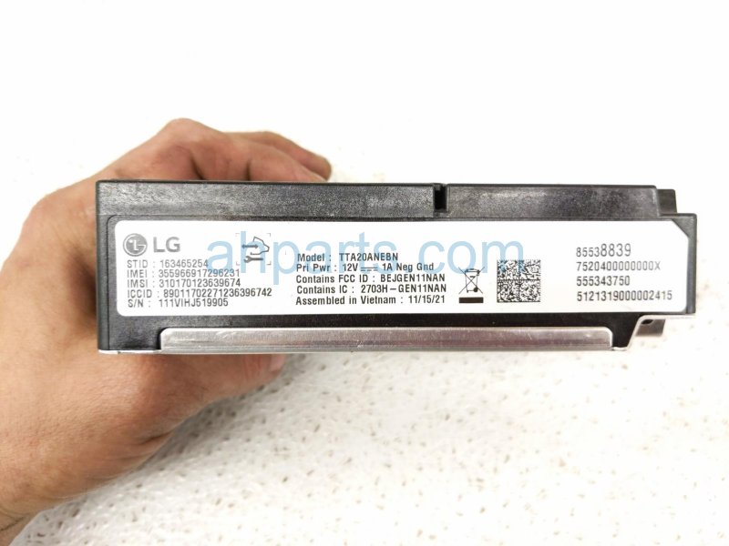 Onstar Control Module 2022 Chevy Trailblazer Onstar Control Module Unit 85538839