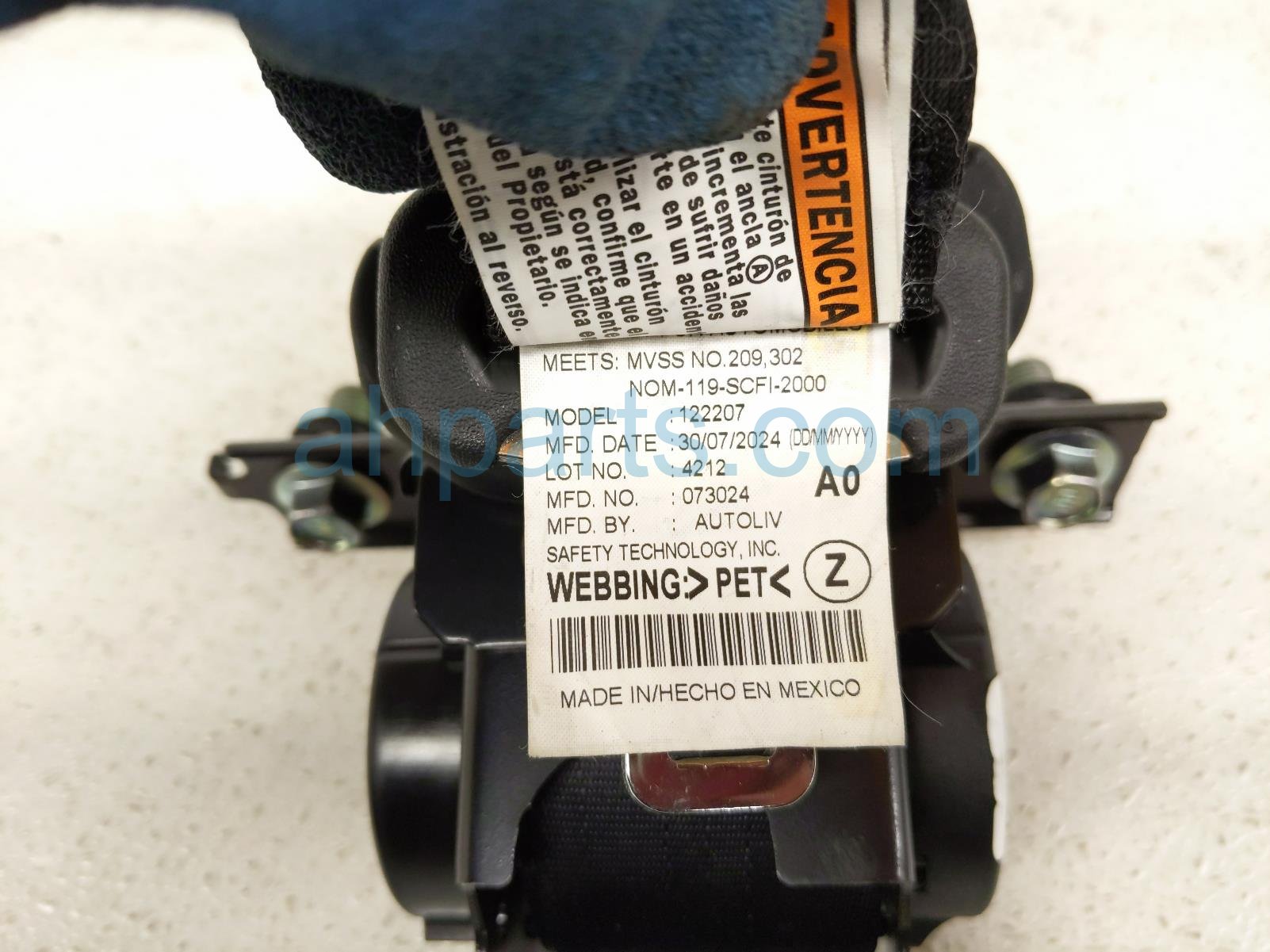 2025 Honda Pilot Rear Seat 3rd Row Mid Belt Retractor Black 04829 T90 A00ZA Replacement 2025 Honda Pilot Rear Seat 3rd Row Mid Belt Retractor Black 04829 T90 A00ZA Replacement thumbnail