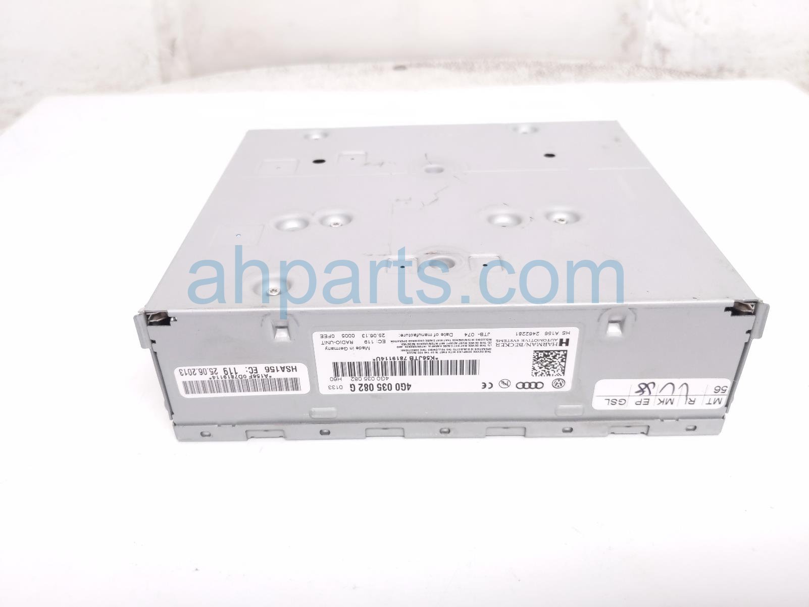 2014 Audi A6 Audi Radio Tuner Module Rear Driver 4G0 035 082 G Replacement 2014 Audi A6 Audi Radio Tuner Module Rear Driver 4G0 035 082 G Replacement thumbnail