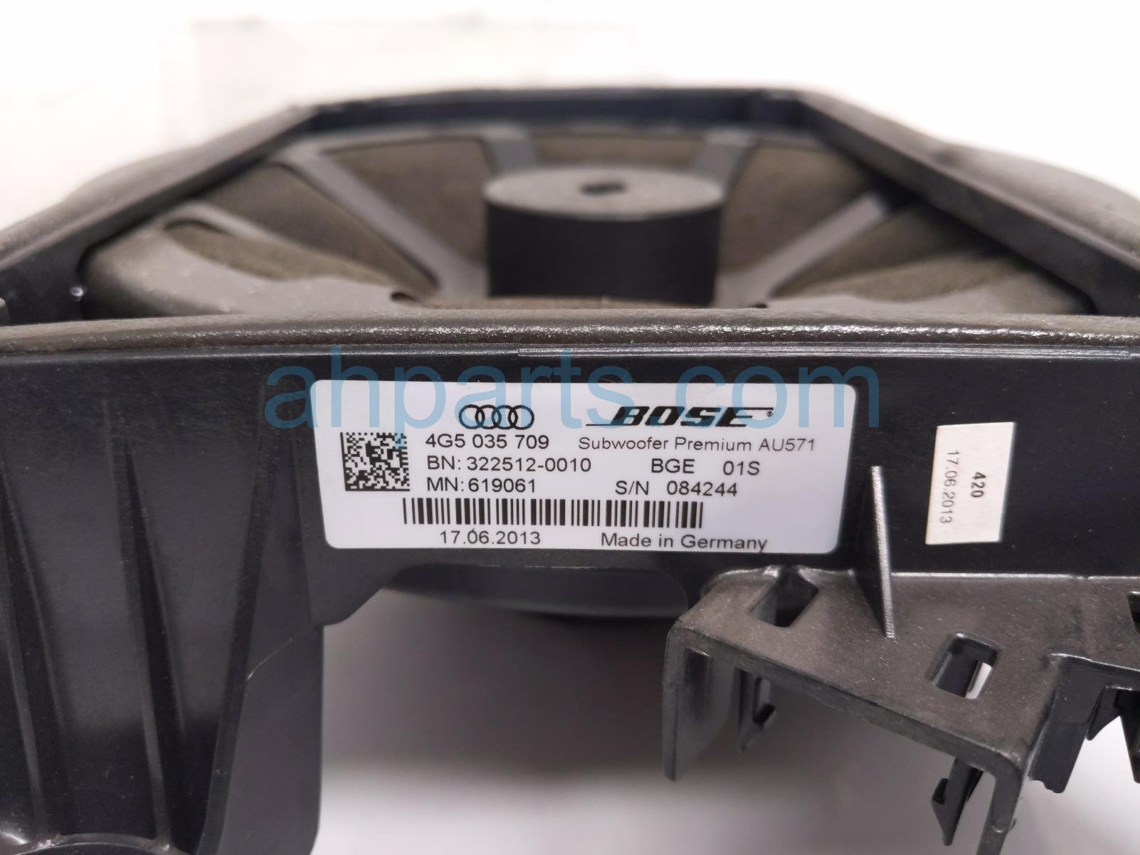 2014 Audi A6 Audi Rear Subwoofer Speaker Assy 4G5 035 709 Replacement 2014 Audi A6 Audi Rear Subwoofer Speaker Assy 4G5 035 709 Replacement thumbnail