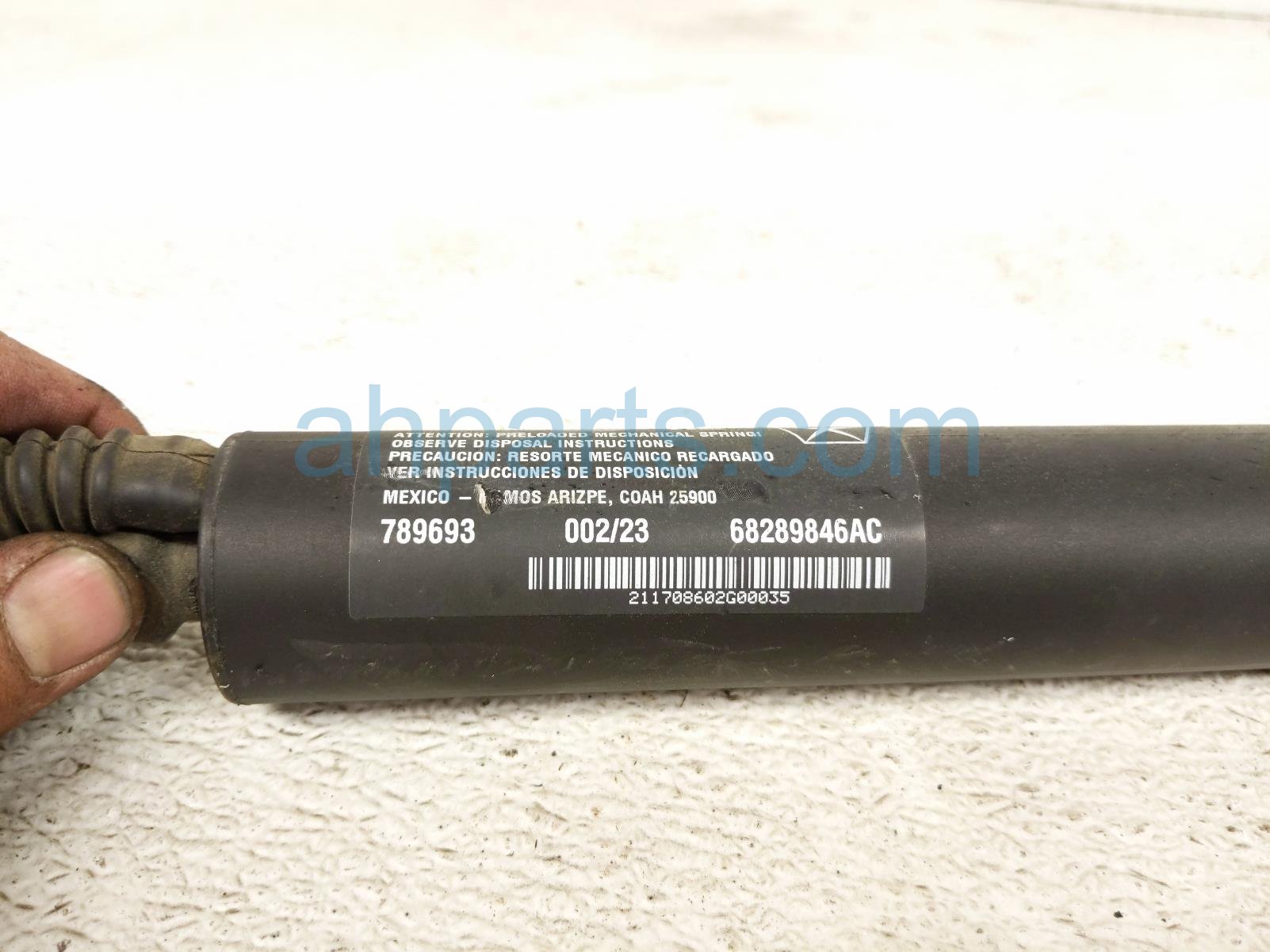 2023 Jeep Cherokee Rear Driver Power Liftgate Strut 68289846AC Replacement 2023 Jeep Cherokee Rear Driver Power Liftgate Strut 68289846AC Replacement thumbnail