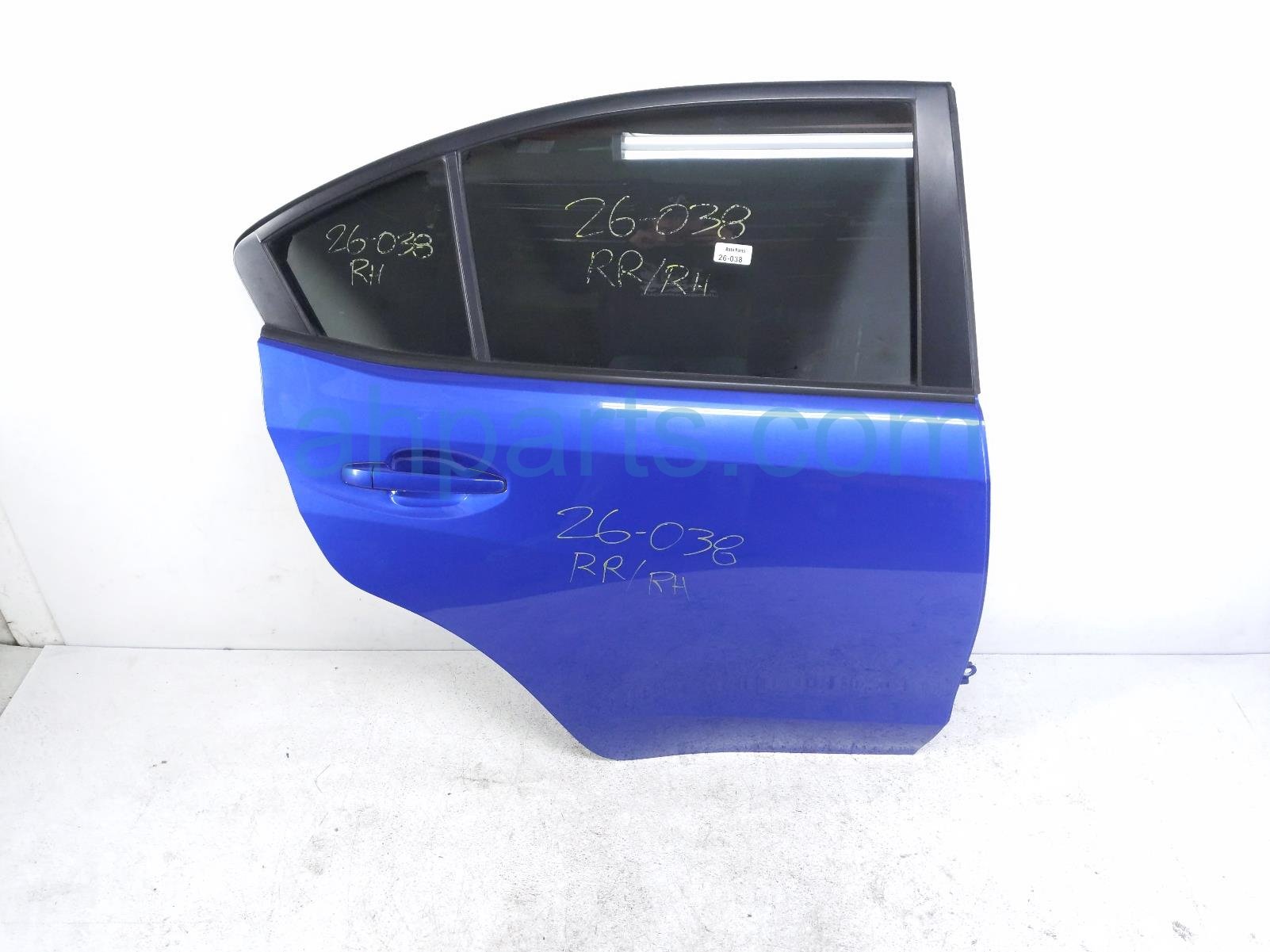 Subaru RR/RH DOOR - BLUE - NO INSIDE TRIM