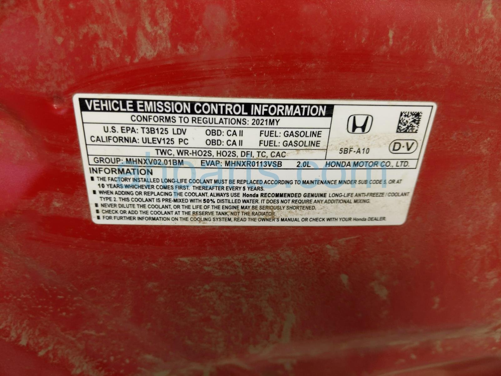 2021 Honda Civic Hood Red 60100 TGH A00ZZ Replacement 2021 Honda Civic Hood Red 60100 TGH A00ZZ Replacement thumbnail