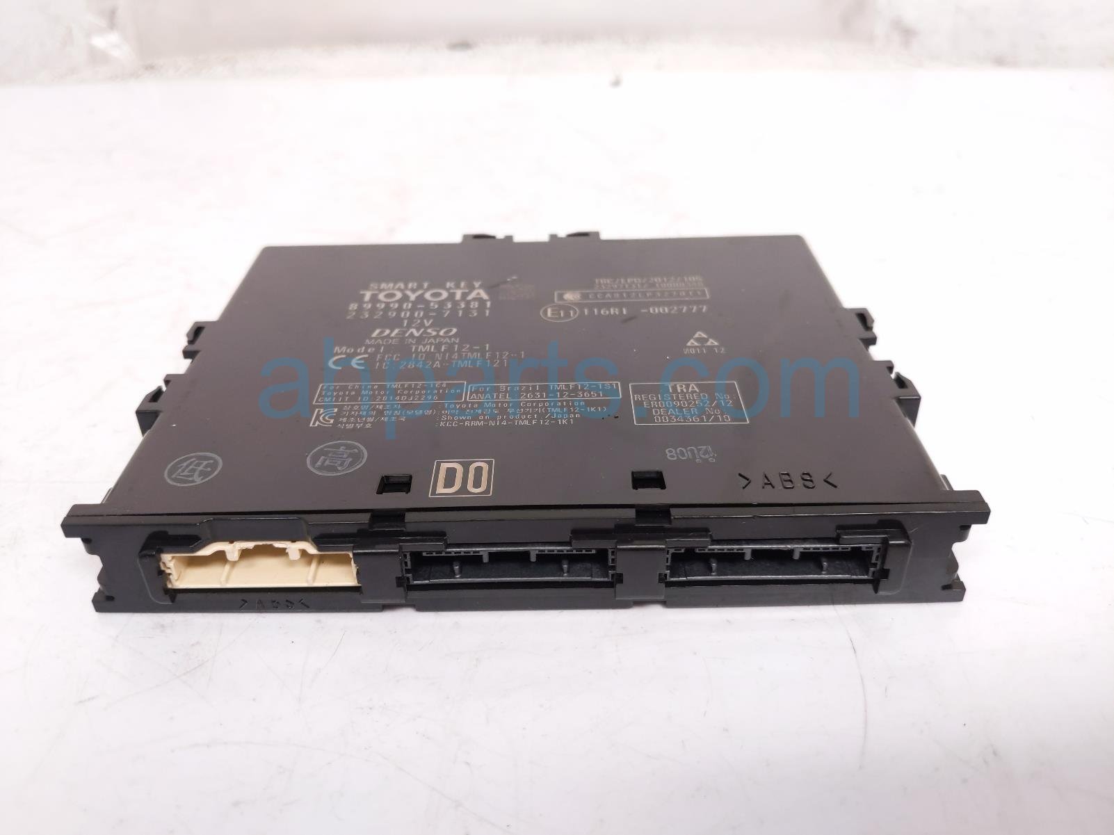 2018 Lexus Is300 Passenger Smart Key Control Module 89990 53382 Replacement 2018 Lexus Is300 Passenger Smart Key Control Module 89990 53382 Replacement