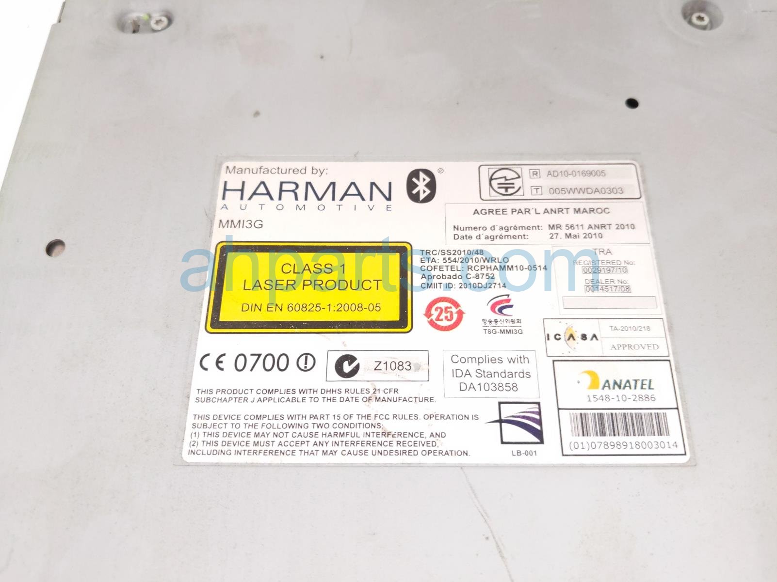 2014 Audi A6 Audi Mmi Radio Cd Player Unit 4G0 035 746 E Replacement 2014 Audi A6 Audi Mmi Radio Cd Player Unit 4G0 035 746 E Replacement thumbnail