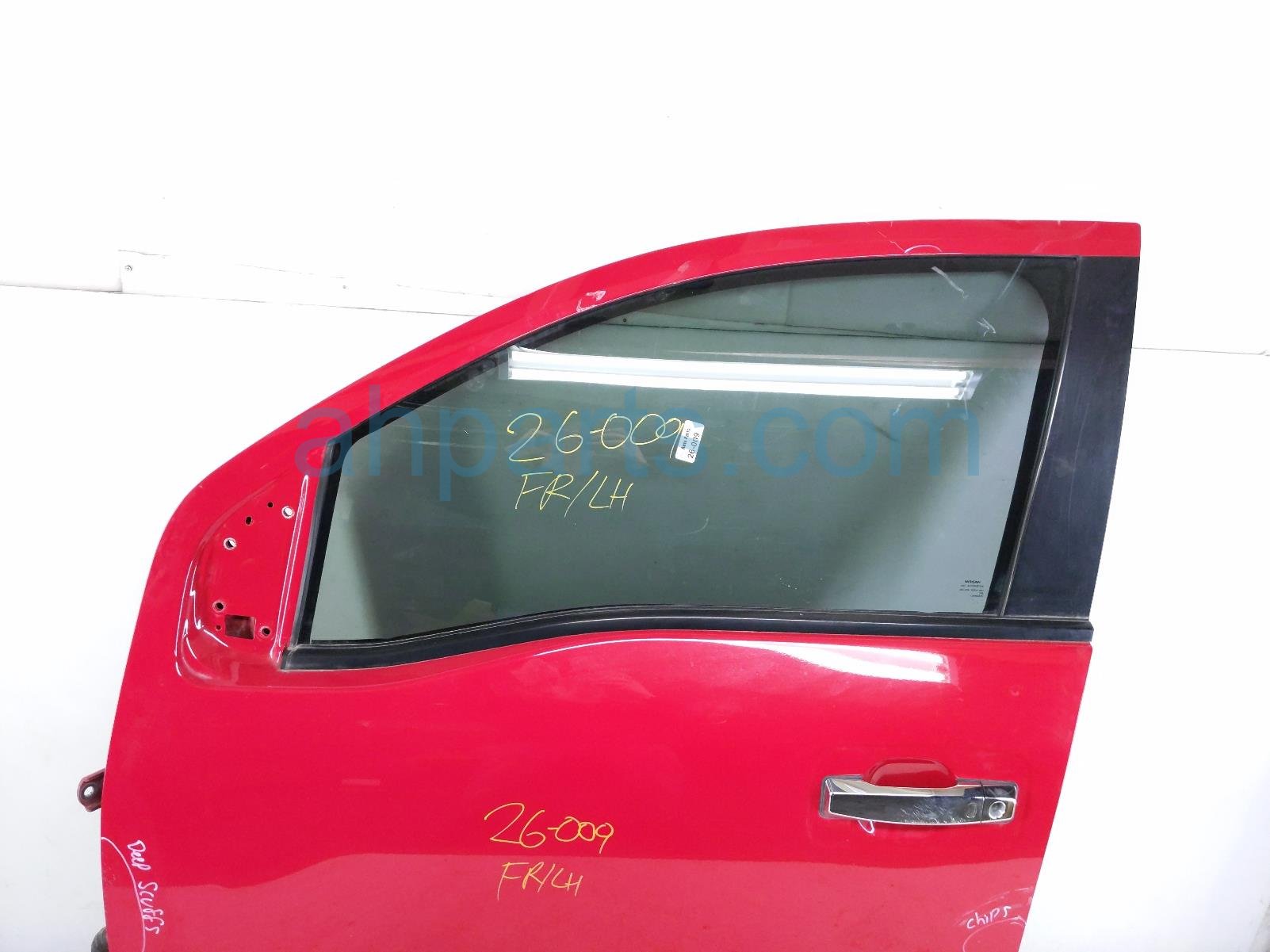 2021 Nissan Titan Front Driver Door Red W/glass/hndl 80301 EZ00B Replacement 2021 Nissan Titan Front Driver Door Red W/glass/hndl 80301 EZ00B Replacement thumbnail