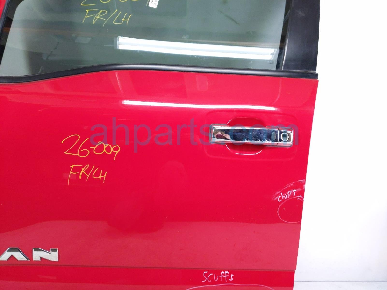 2021 Nissan Titan Front Driver Door Red W/glass/hndl 80301 EZ00B Replacement 2021 Nissan Titan Front Driver Door Red W/glass/hndl 80301 EZ00B Replacement thumbnail