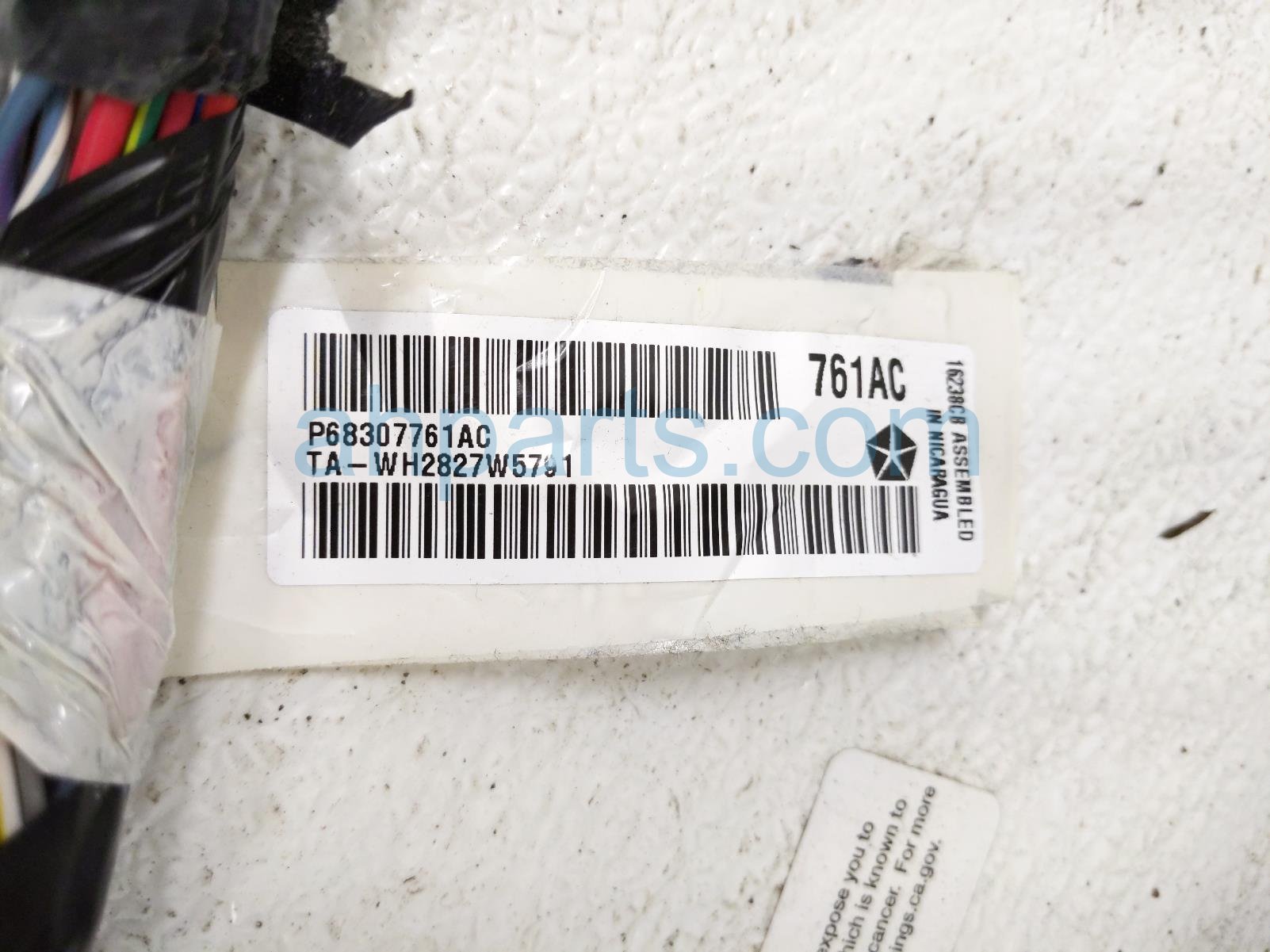 2018 Jeep Grand Cherokee Dash To Headlamp Wire Harness 68307761AC Replacement 2018 Jeep Grand Cherokee Dash To Headlamp Wire Harness 68307761AC Replacement thumbnail