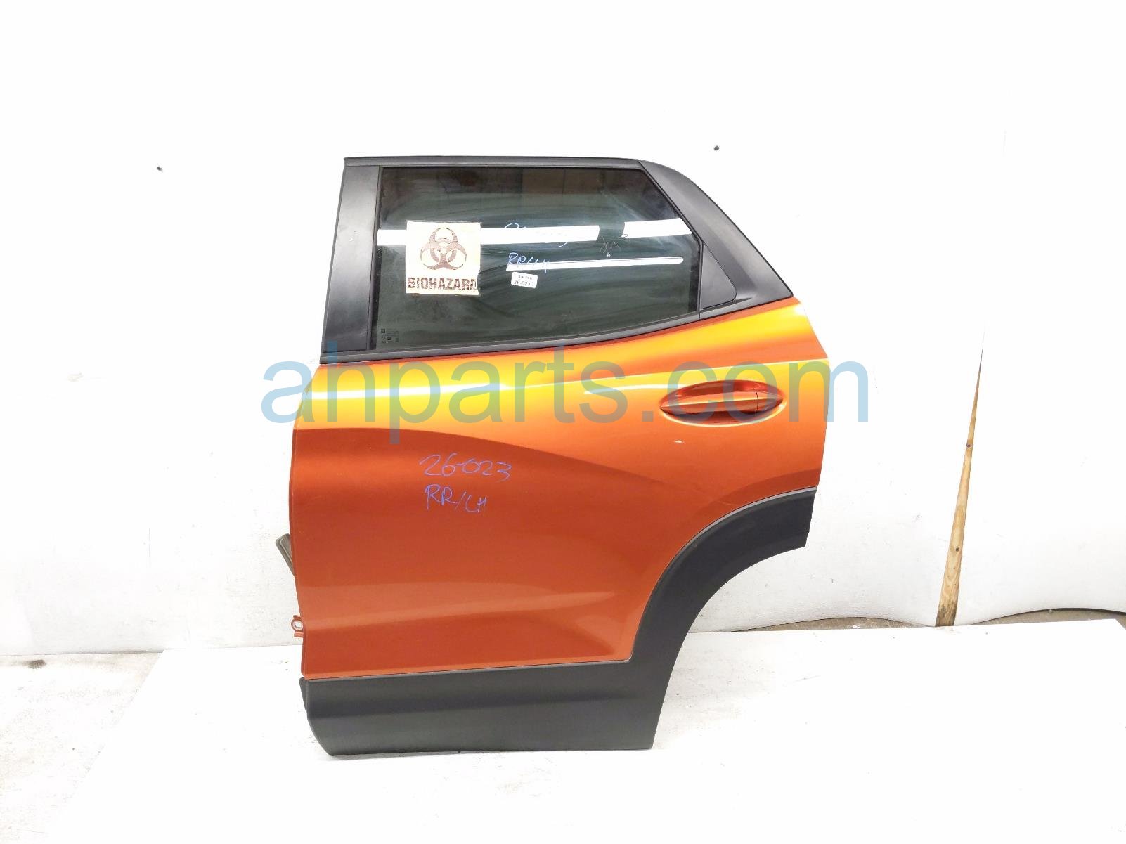 Chevy RR/LH DOOR - ORANGE - NO INSIDE TRIM