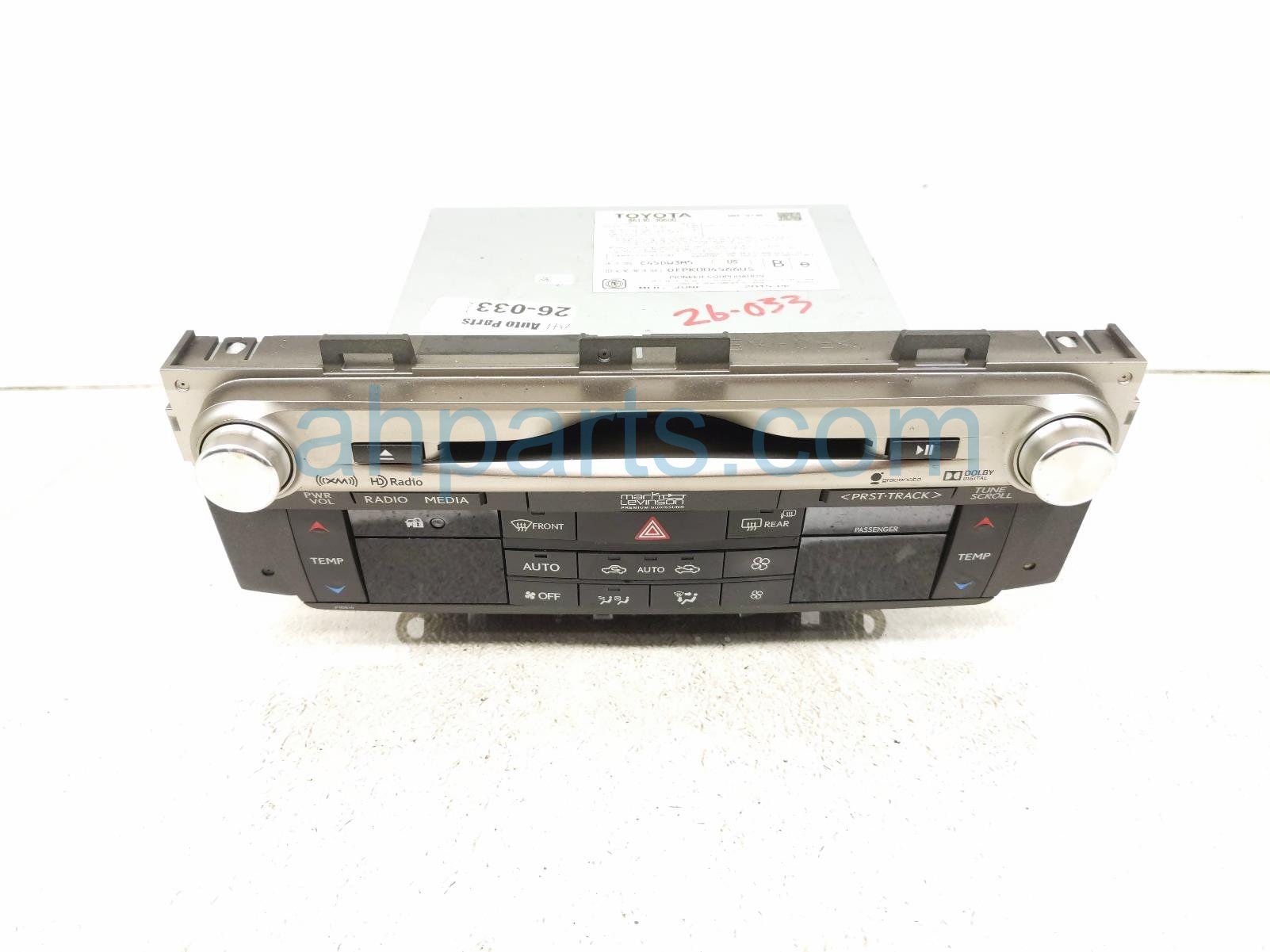 2015 Lexus Gs350 Radio Cd & Climate Control 86681 30050 Replacement 2015 Lexus Gs350 Radio Cd & Climate Control 86681 30050 Replacement thumbnail