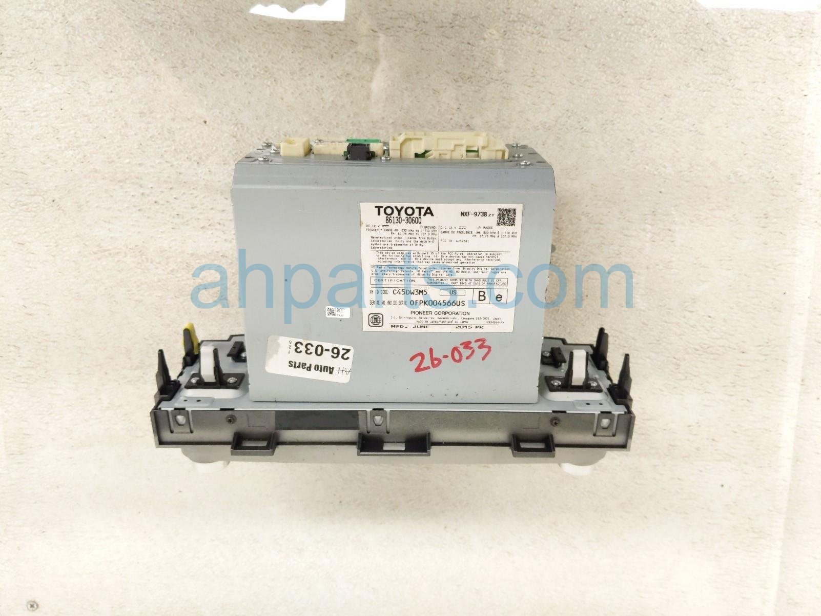 2015 Lexus Gs350 Radio Cd & Climate Control 86681 30050 Replacement 2015 Lexus Gs350 Radio Cd & Climate Control 86681 30050 Replacement thumbnail