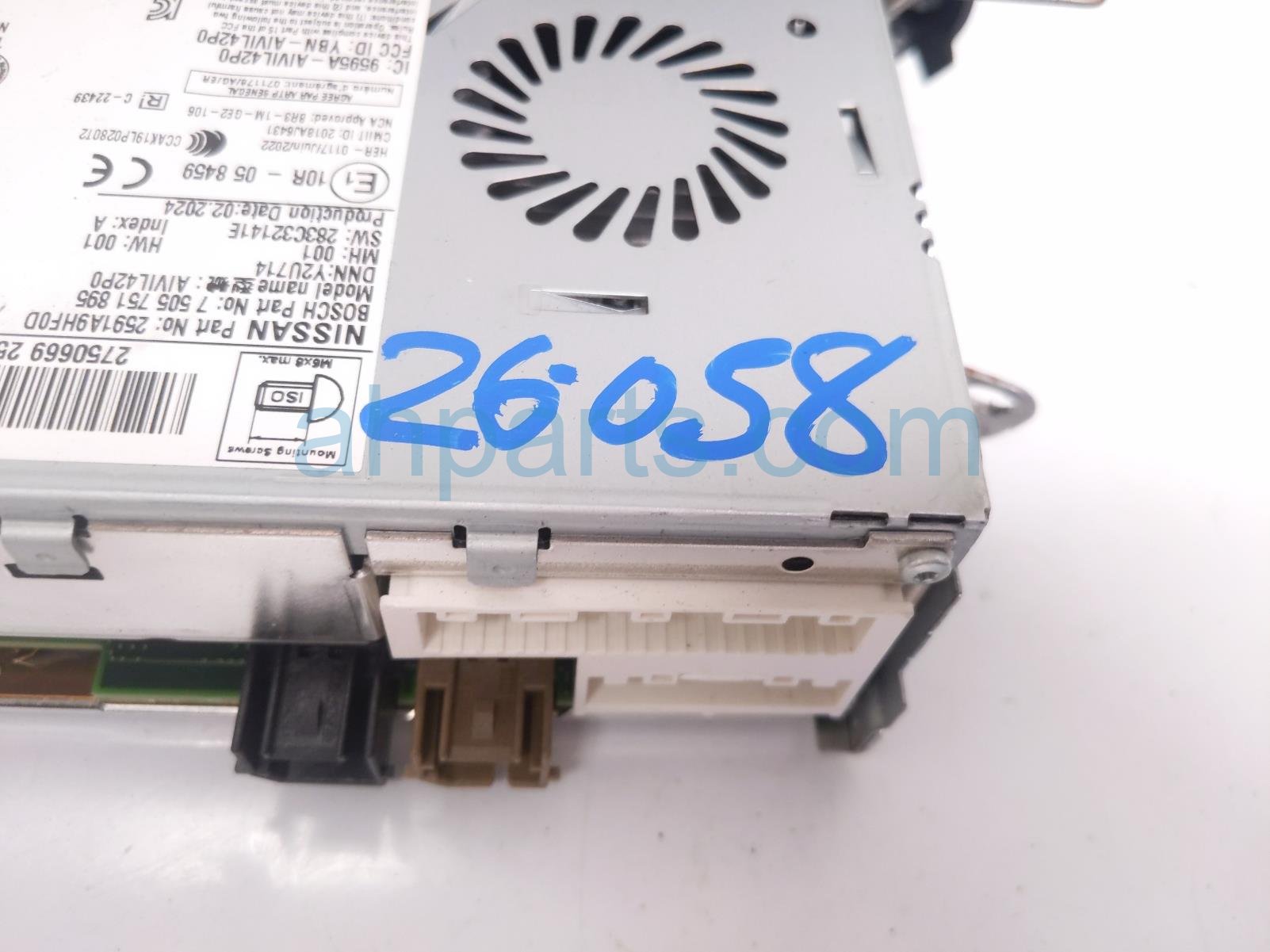 2024 Nissan Altima Radio Receiver & Display Screen 2591A 9HF0D Replacement 2024 Nissan Altima Radio Receiver & Display Screen 2591A 9HF0D Replacement thumbnail