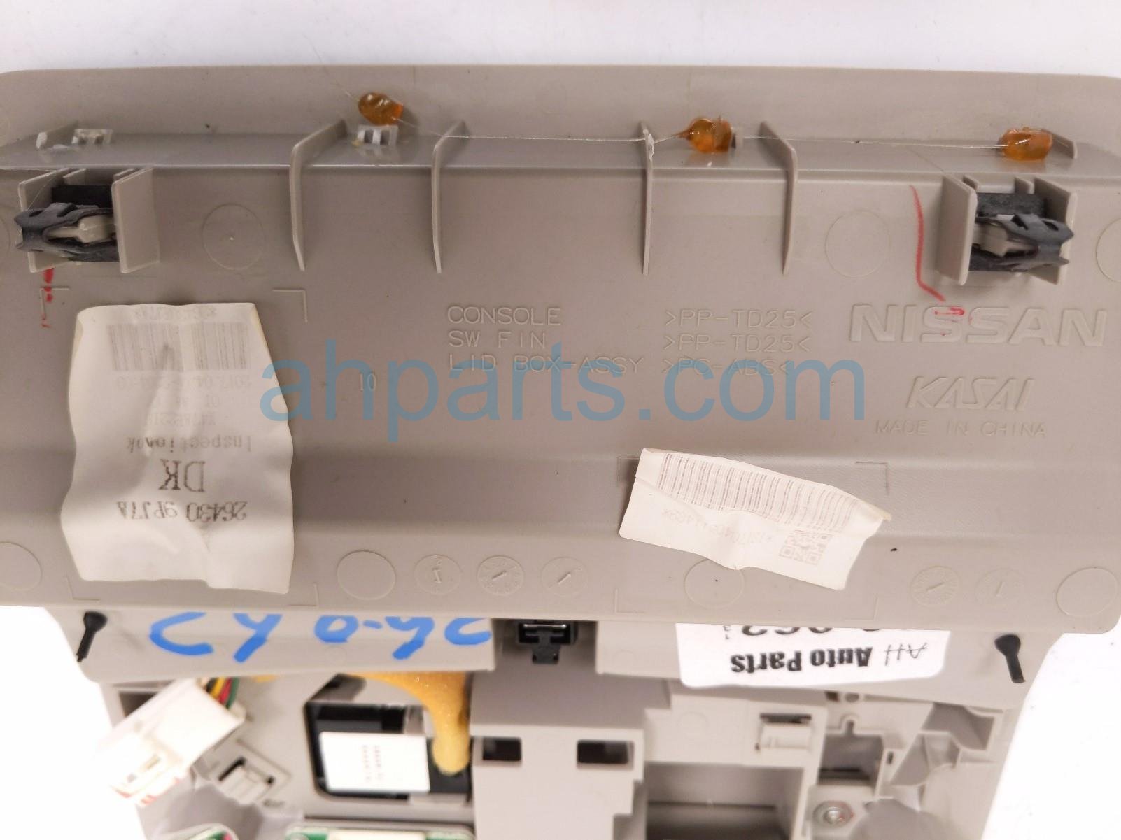 2017 Nissan Pathfinder Overhead Console / Map Light Black 26430 9PJ7A Replacement 2017 Nissan Pathfinder Overhead Console / Map Light Black 26430 9PJ7A Replacement thumbnail