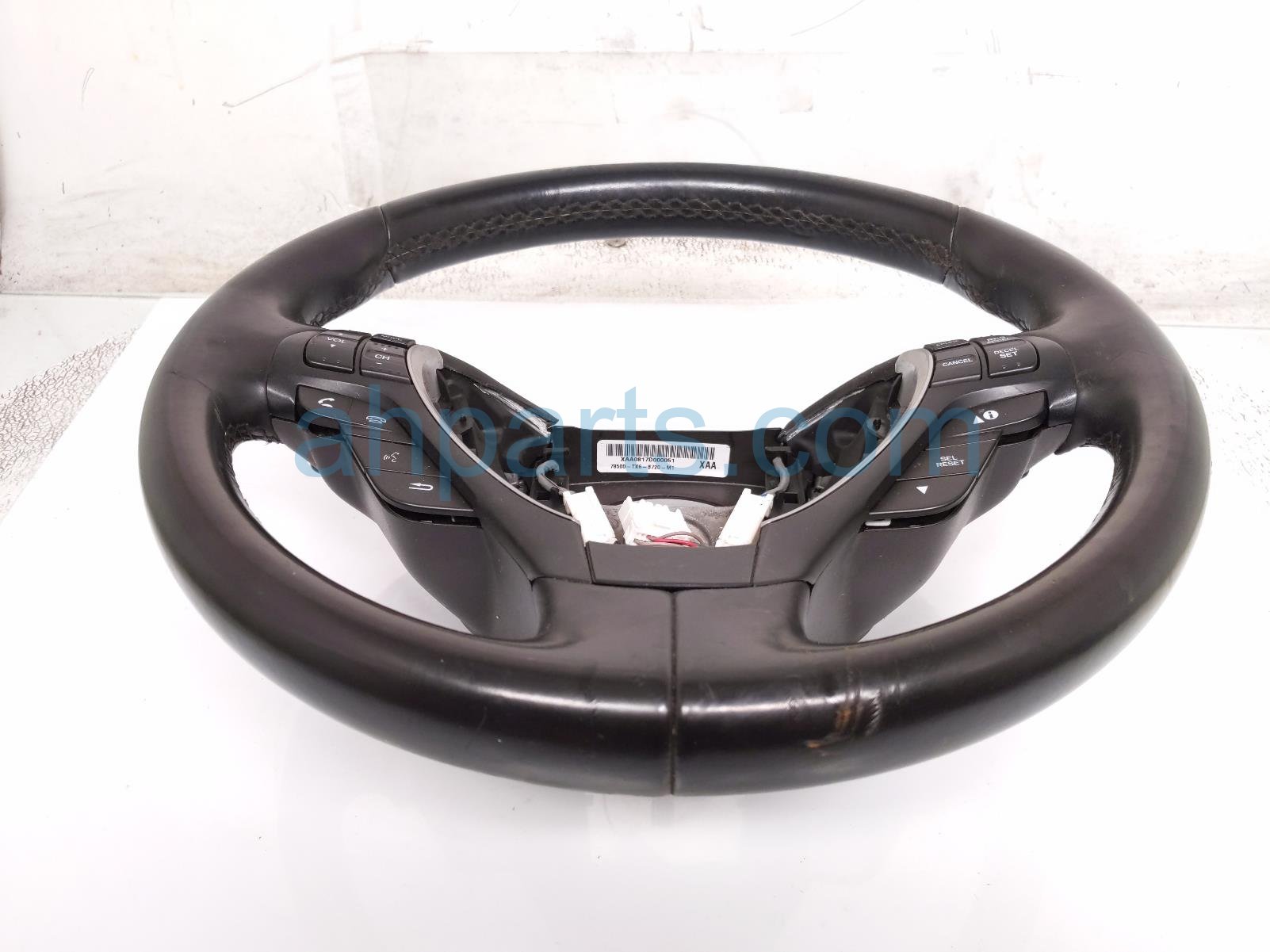 Acura STEERING WHEEL - BLACK - BASE