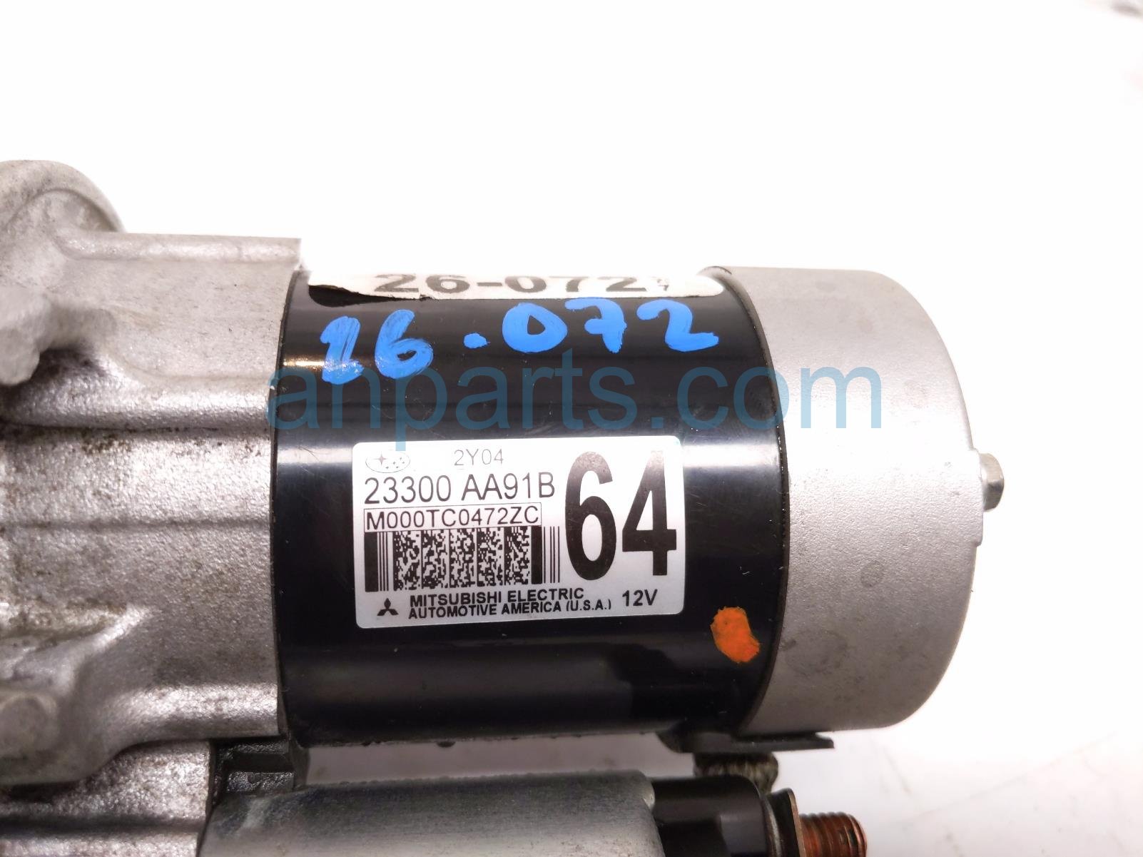 2023 Subaru Ascent Starter Motor 23300AA91B Replacement 2023 Subaru Ascent Starter Motor 23300AA91B Replacement thumbnail