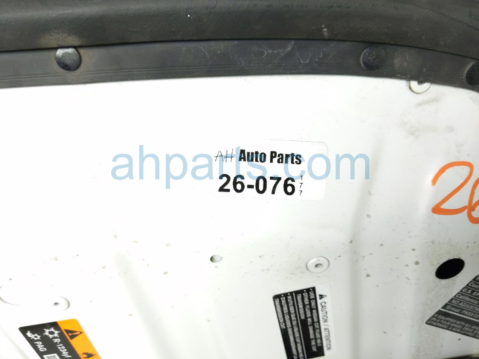 2023 Nissan Rogue Hood White 65100 6RR0B Replacement 2023 Nissan Rogue Hood White 65100 6RR0B Replacement thumbnail