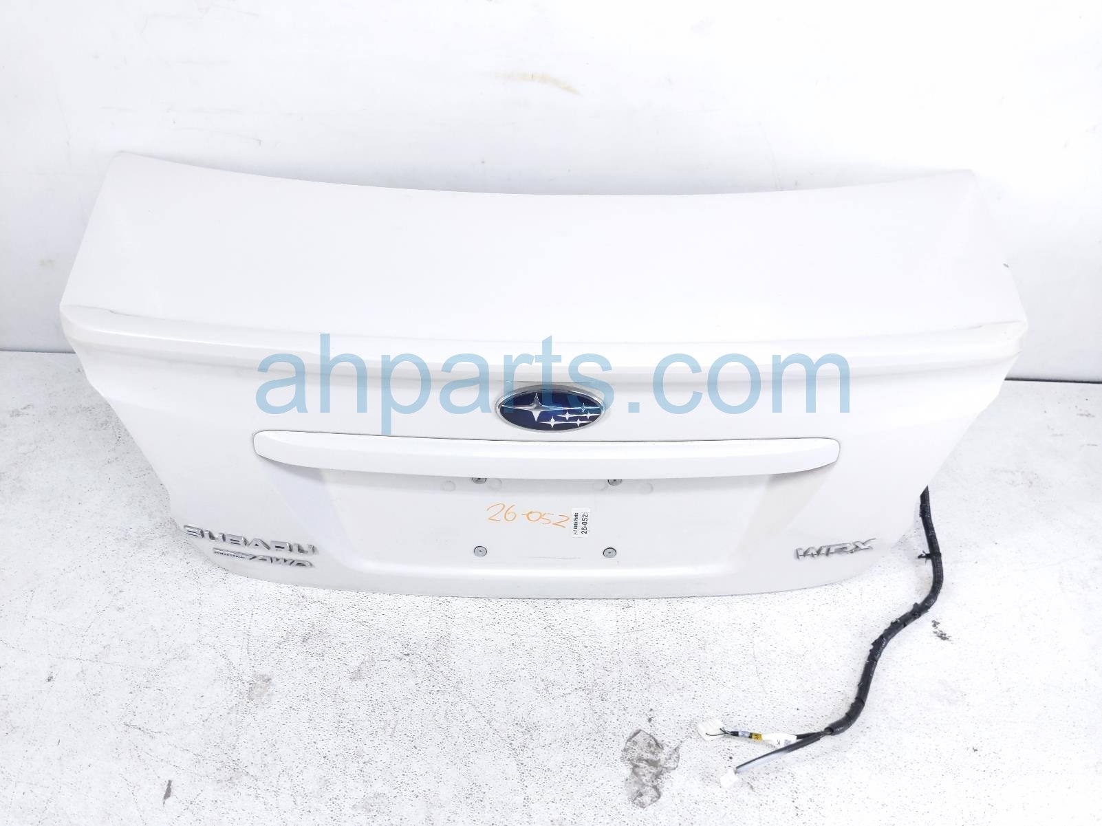 2017 Subaru WRX Trunk / Decklid W/spoiler/cam white 57509VA0509P Replacement 2017 Subaru WRX Trunk / Decklid W/spoiler/cam white 57509VA0509P Replacement thumbnail