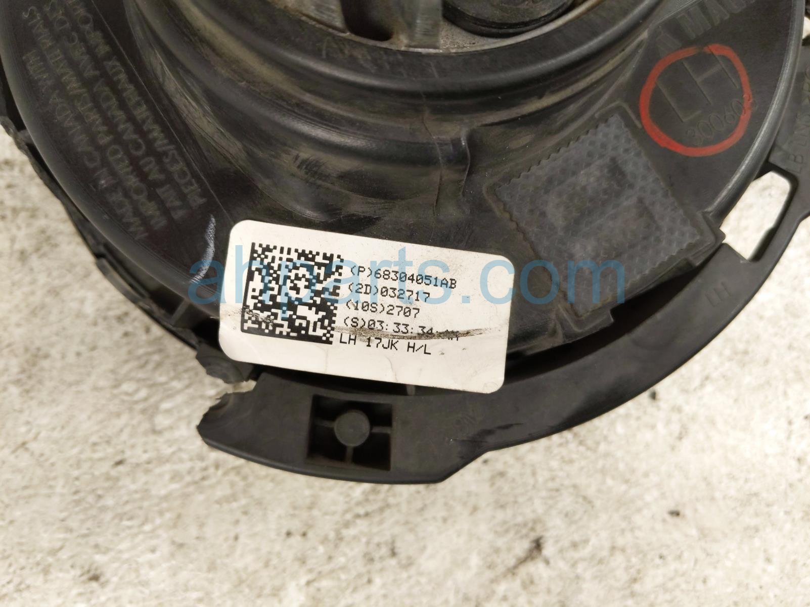 2017 Jeep Wrangler Headlight Driver Headlamp / Light Led 68304051AB Replacement 2017 Jeep Wrangler Headlight Driver Headlamp / Light Led 68304051AB Replacement thumbnail