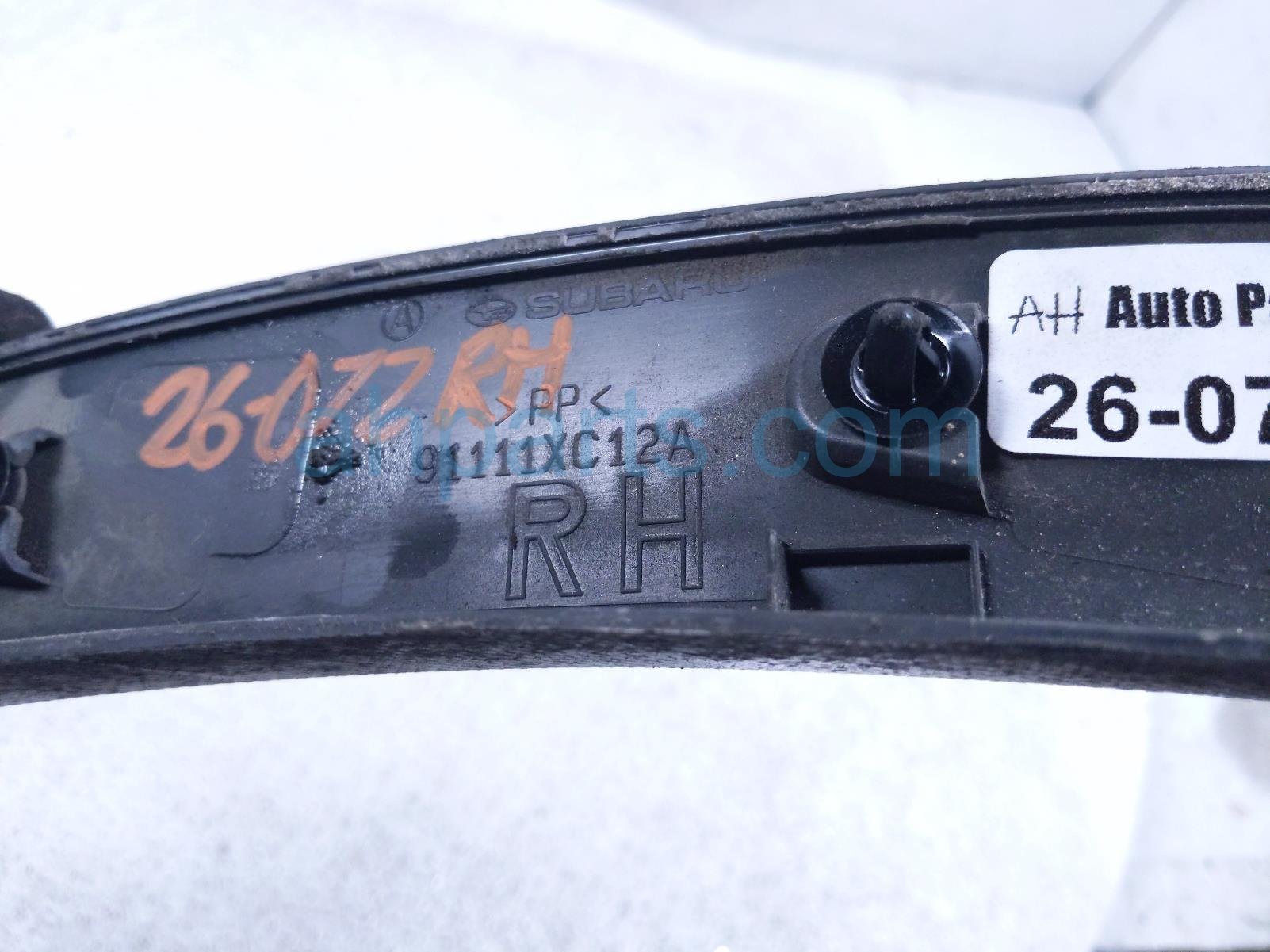 2023 Subaru Ascent Front Passenger Fender Flare Black 91111XC12A Replacement 2023 Subaru Ascent Front Passenger Fender Flare Black 91111XC12A Replacement thumbnail