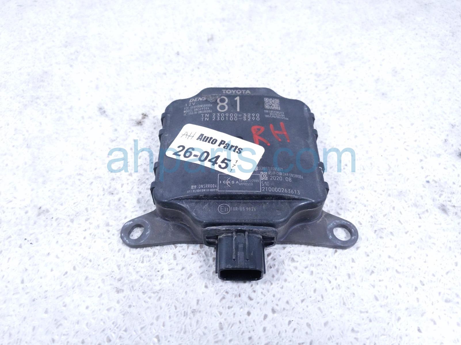 Toyota RR/RH BLIND SPOT RADAR UNIT