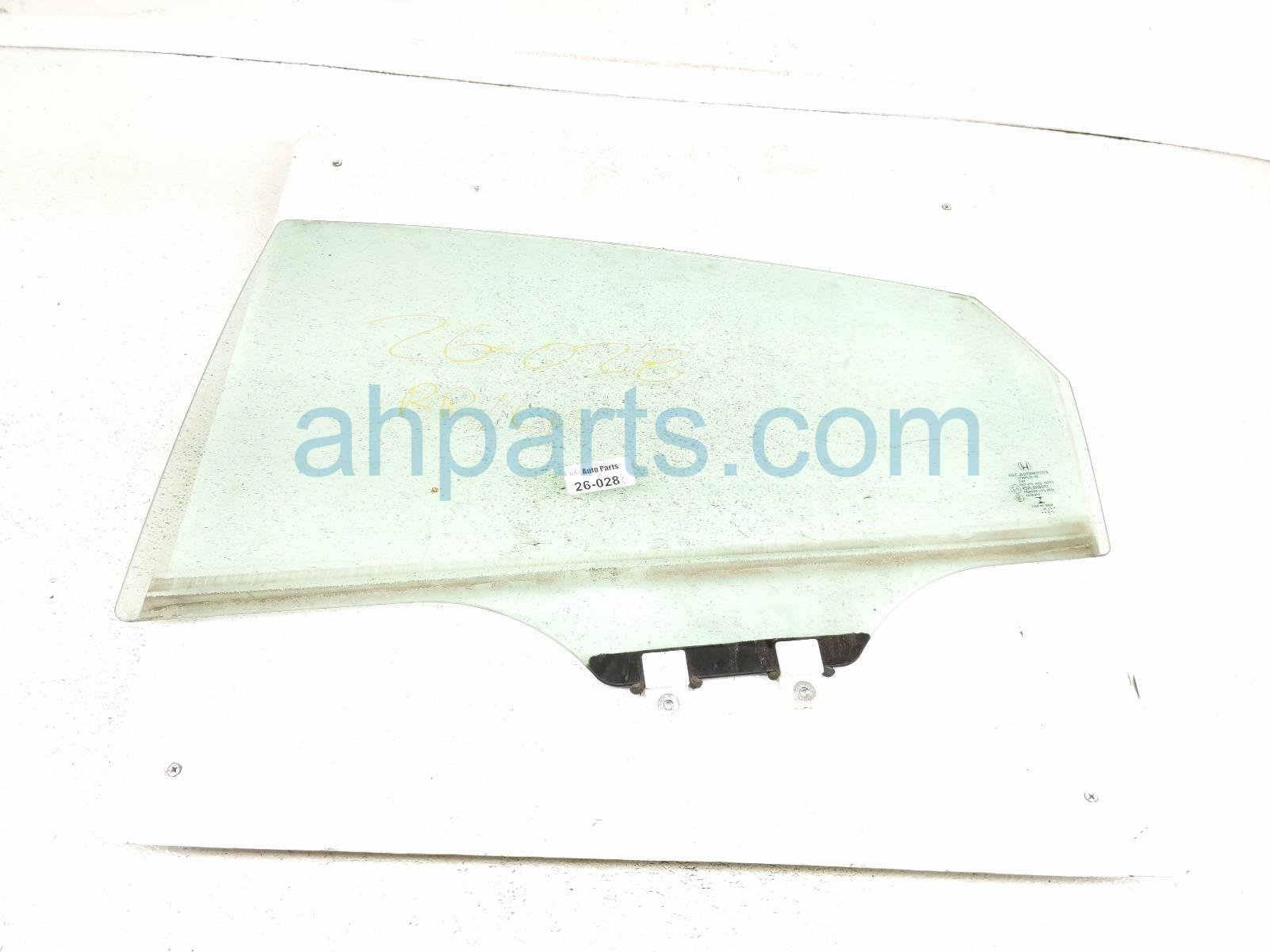 $99 Honda RR/LH DOOR GLASS WINDOW