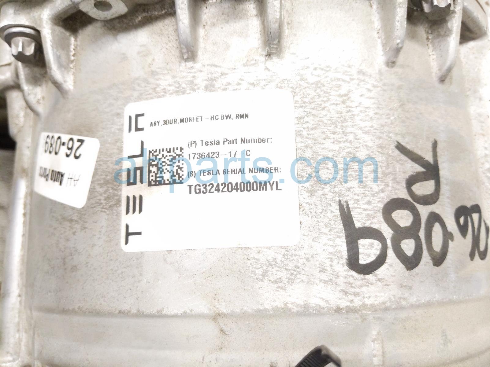 2021 Tesla Model Y Engine / Rear Electric Motor = 121k Mi 1587780 00 C Replacement 2021 Tesla Model Y Engine / Rear Electric Motor = 121k Mi 1587780 00 C Replacement thumbnail