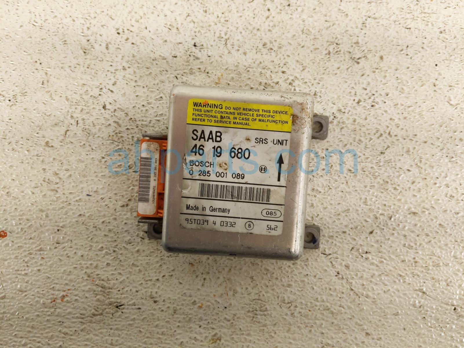 $35 Saab SRS AIRBAG CONTROL MODULE