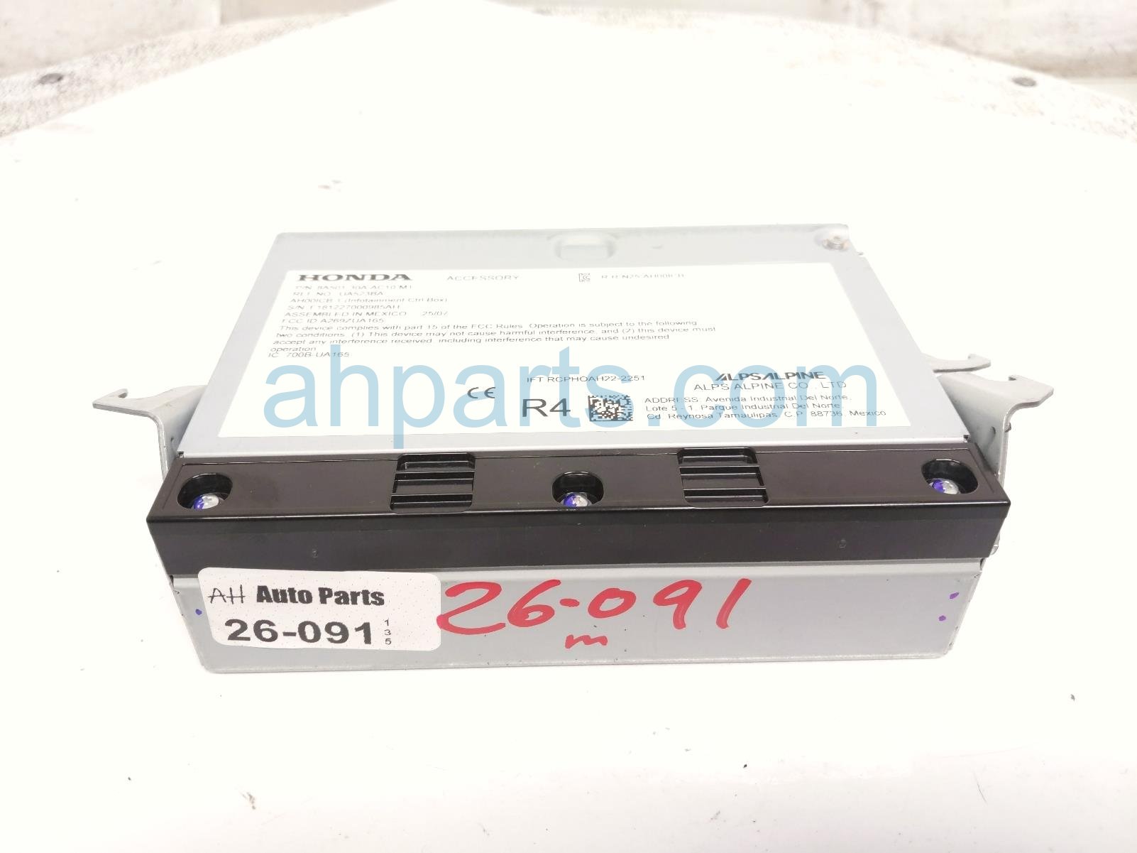 Honda AUDIO RADIO RECEIVER