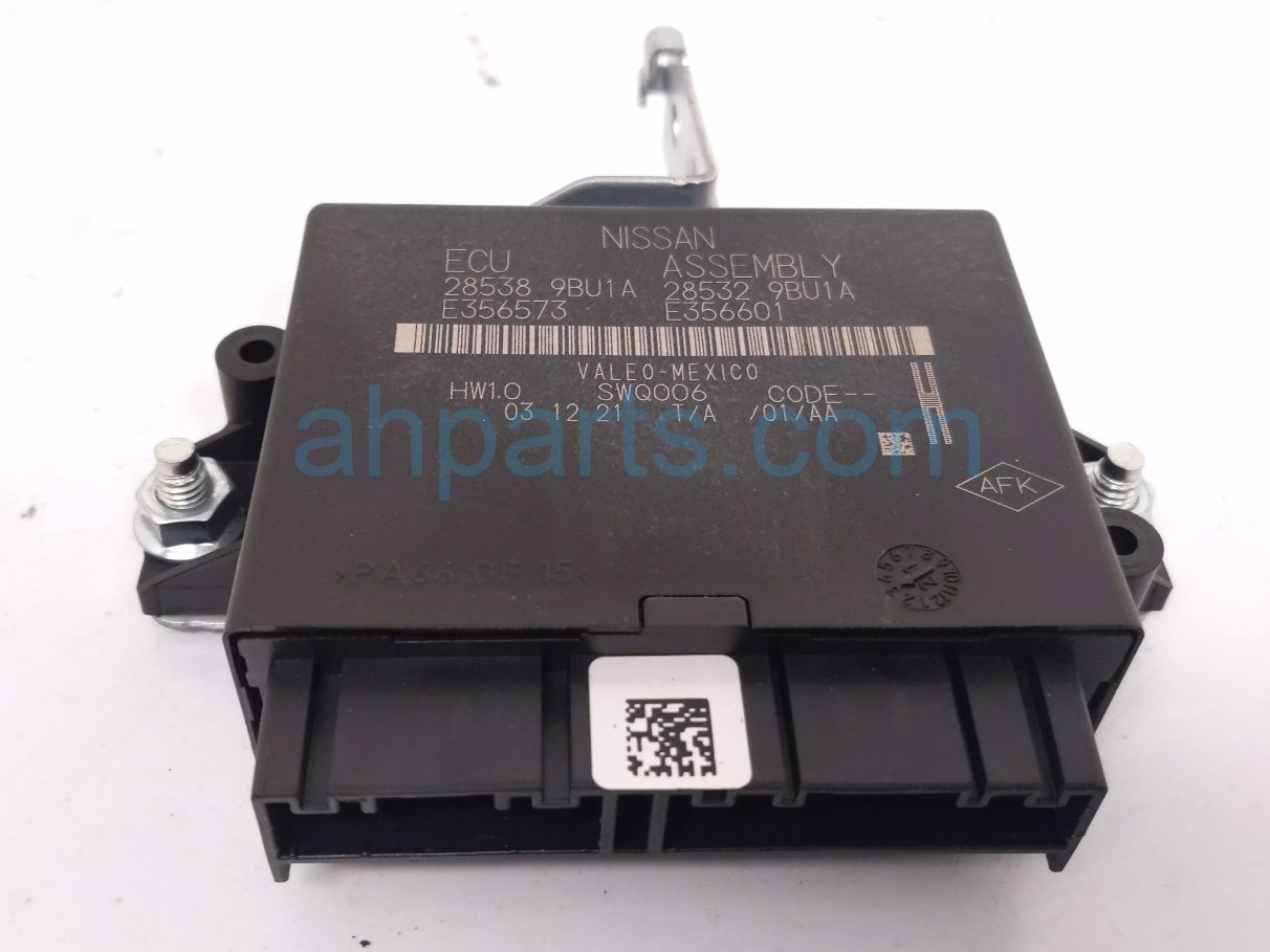 2022 Nissan Frontier Parking Aid Sonar Control Module 28538 9BU1A Replacement 2022 Nissan Frontier Parking Aid Sonar Control Module 28538 9BU1A Replacement thumbnail