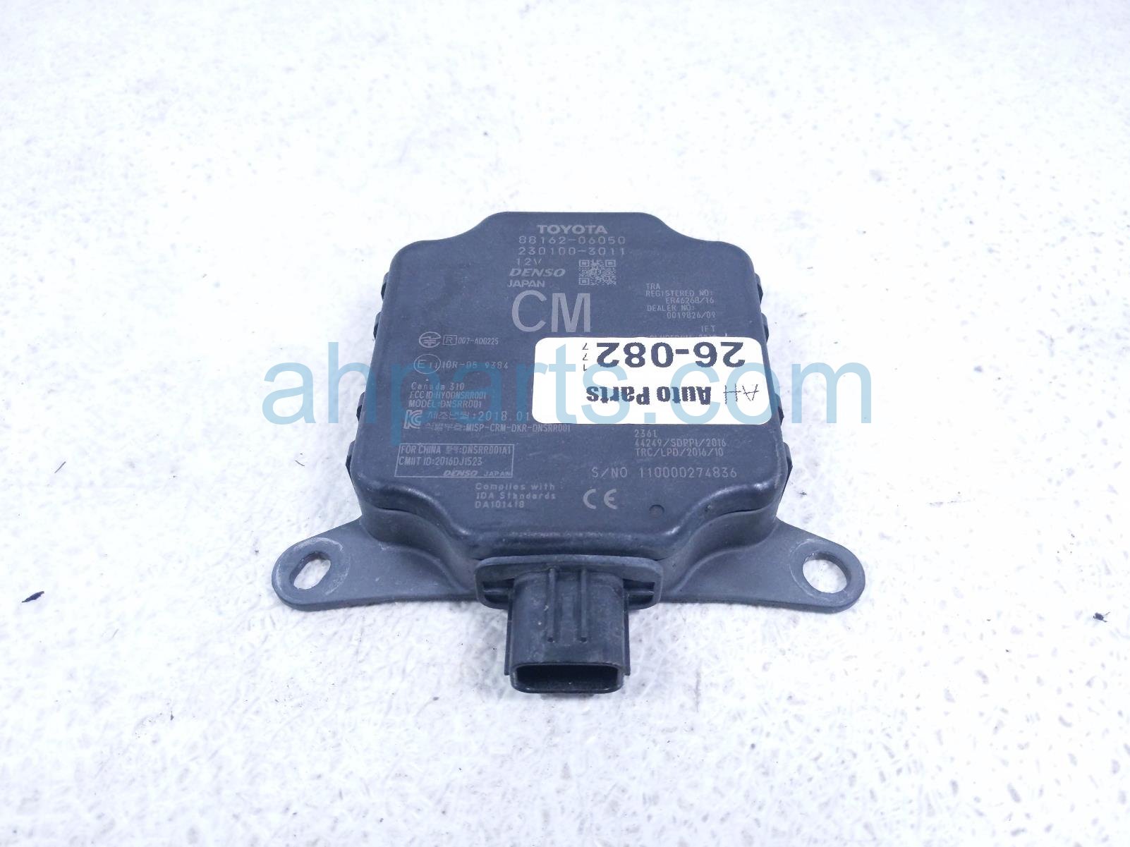 Toyota RR/RH BLIND SPOT RADAR UNIT