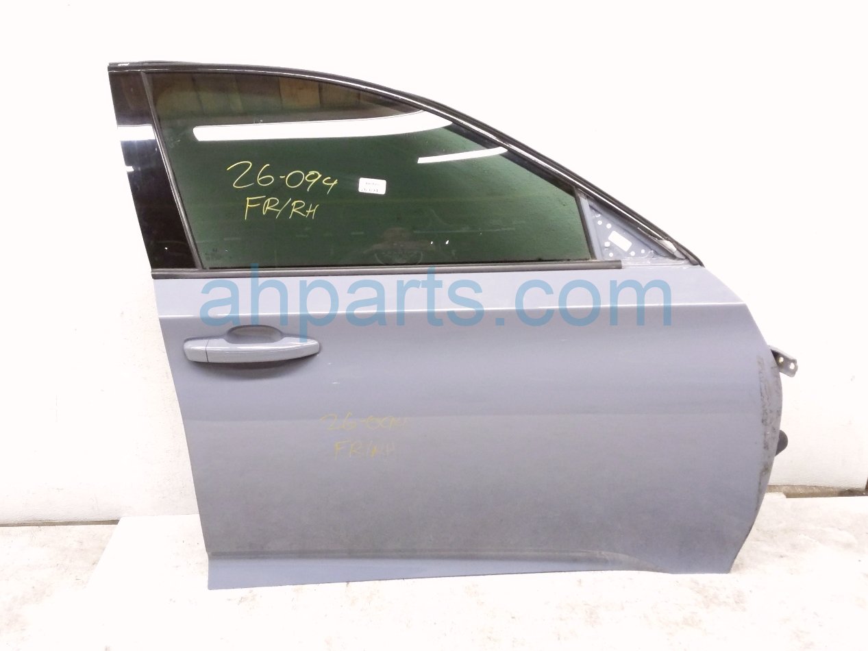 Honda FR/RH DOOR - GREY - NO MIRROR/TRIM