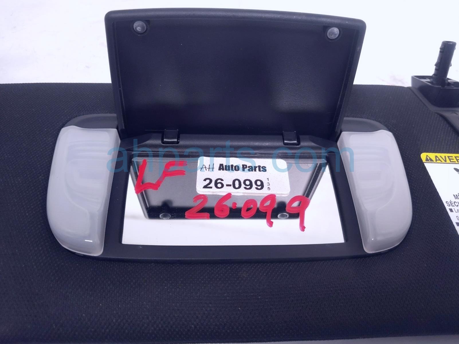 2019 Toyota Tacoma Driver Sun Visor Black 74320 04390 C0 Replacement 2019 Toyota Tacoma Driver Sun Visor Black 74320 04390 C0 Replacement thumbnail