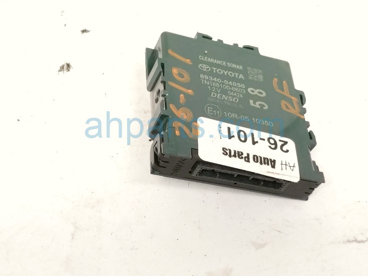 $225 Toyota FR/RH CLEARANCE SONAR CTRL MODULE $225 Toyota FR/RH CLEARANCE SONAR CTRL MODULE