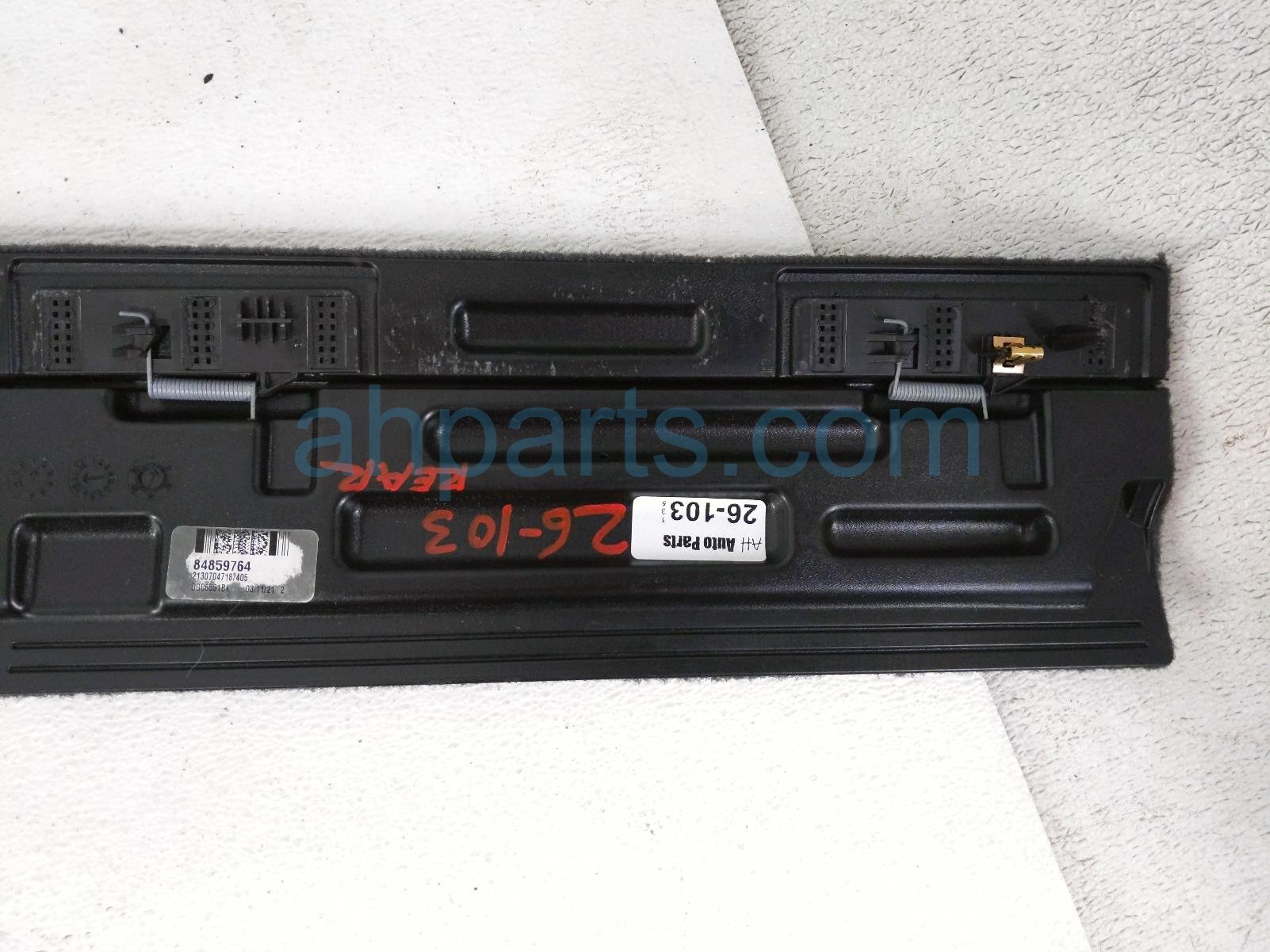 2022 Chevy Tahoe Rear Cargo Floor Sill Trim Blk 84859764 Replacement 2022 Chevy Tahoe Rear Cargo Floor Sill Trim Blk 84859764 Replacement thumbnail